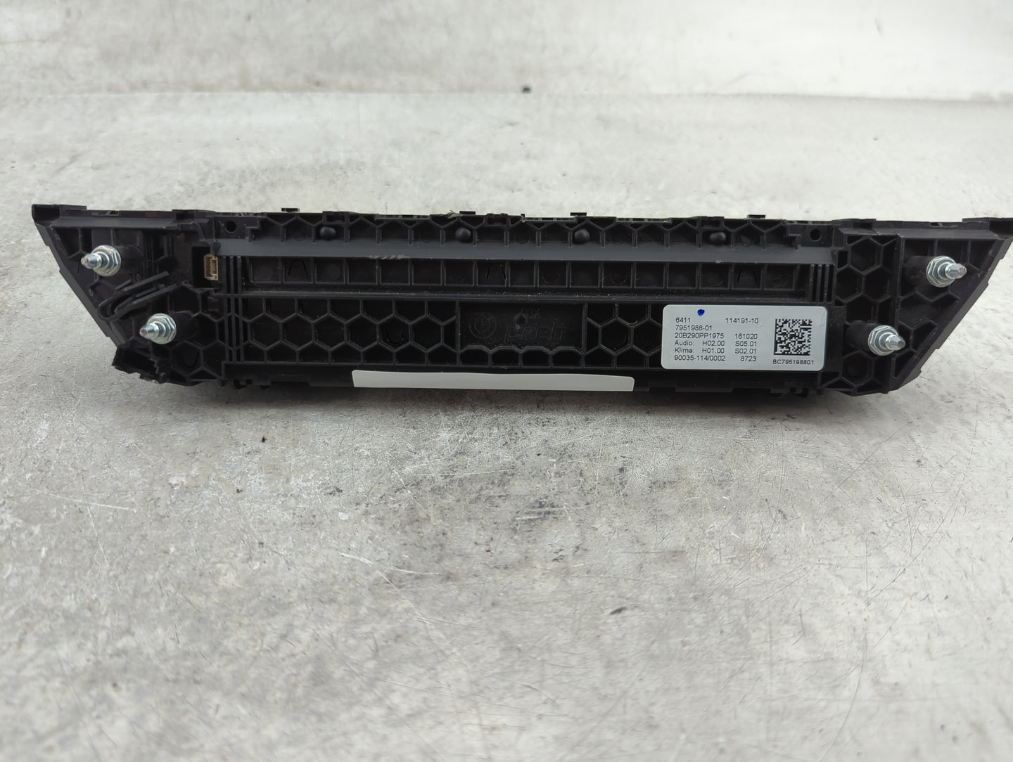 2019-2020 Bmw X4 Climate Control Module Temperature AC/Heater Replacement P/N:7951988-01 Fits Fits 2018 2019 2020 2021 OEM U