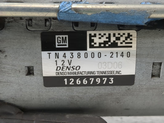 2018-2020 Buick Enclave Car Starter Motor Solenoid OEM P/N:TN438000-2140 12667973 Fits Fits 2016 2017 2018 2019 2020 2021 2022 OEM Used Auto Parts