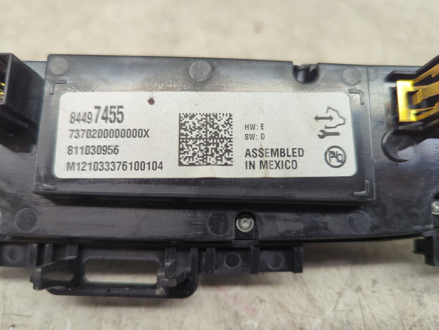 2018-2020 Buick Enclave Climate Control Module Temperature AC/Heater Replacement P/N:84497455 7370200000000X Fits OEM Used A