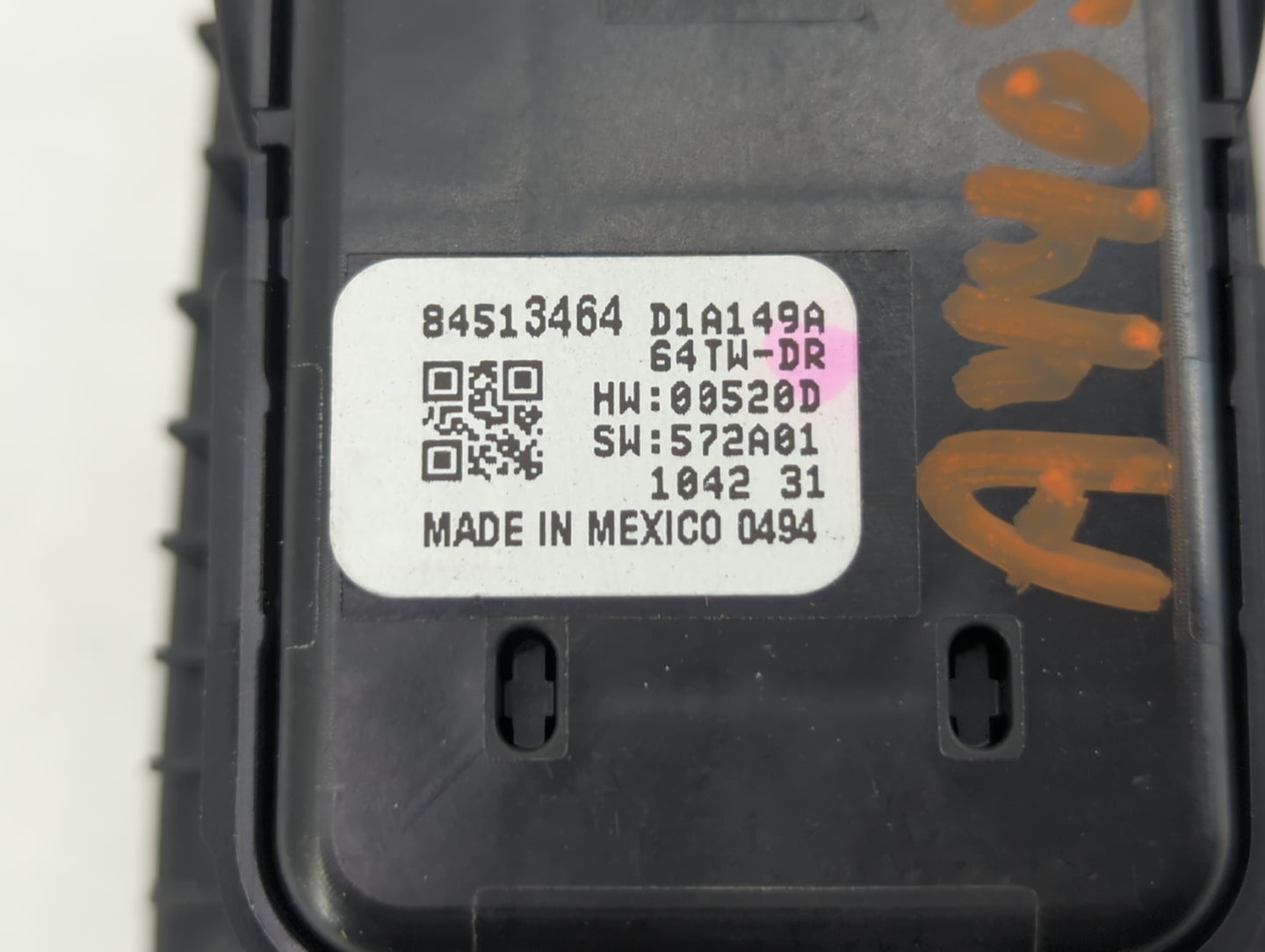 2018-2020 Buick Enclave Master Power Window Switch Replacement Driver Side Left P/N:84513464 Fits OEM Used Auto Parts - Oemu