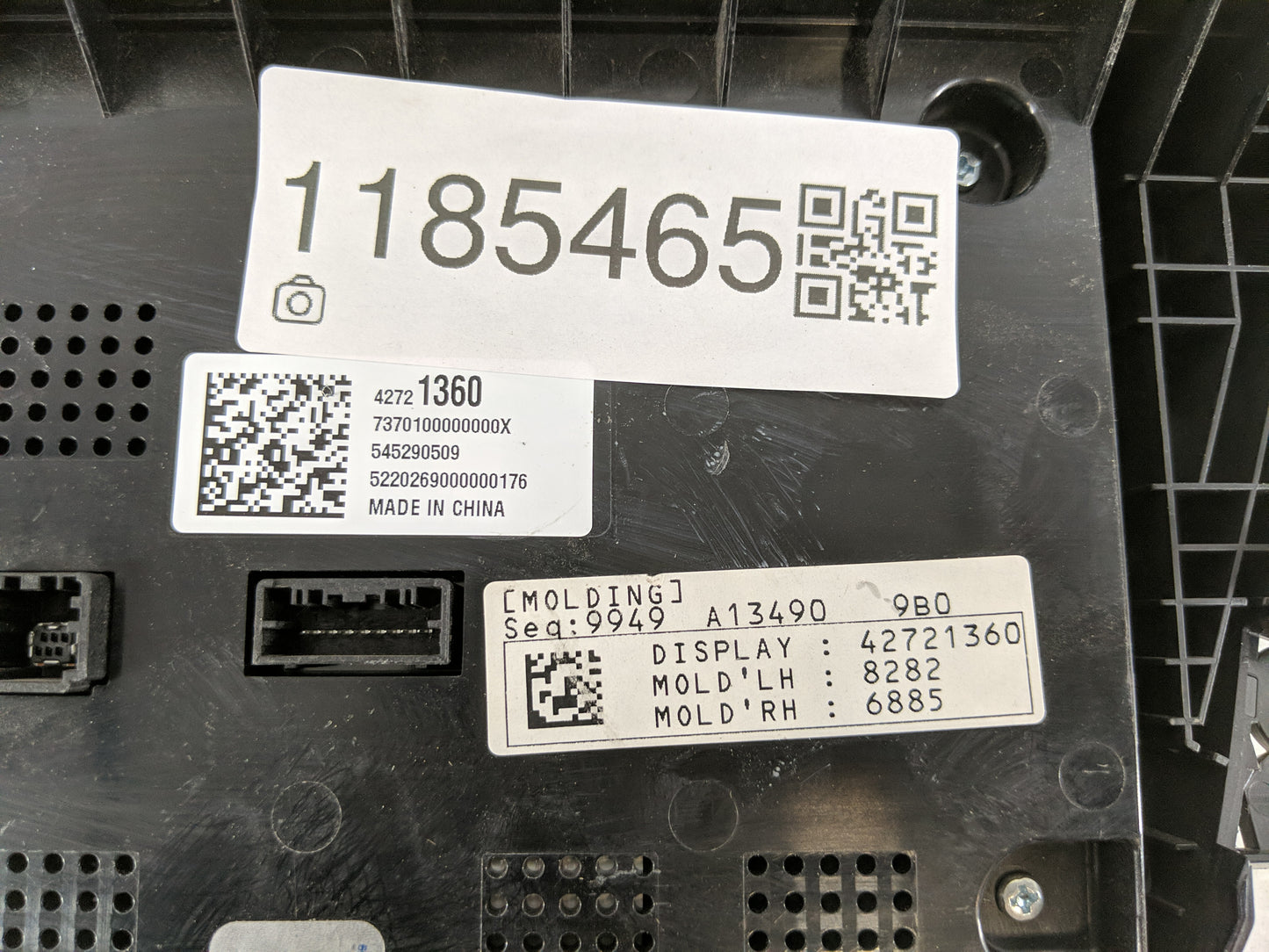 2020-2021 Buick Encore Radio AM FM Cd Player Receiver Replacement P/N:42721360 Fits Fits 2020 2021 OEM Used Auto Parts - Oem