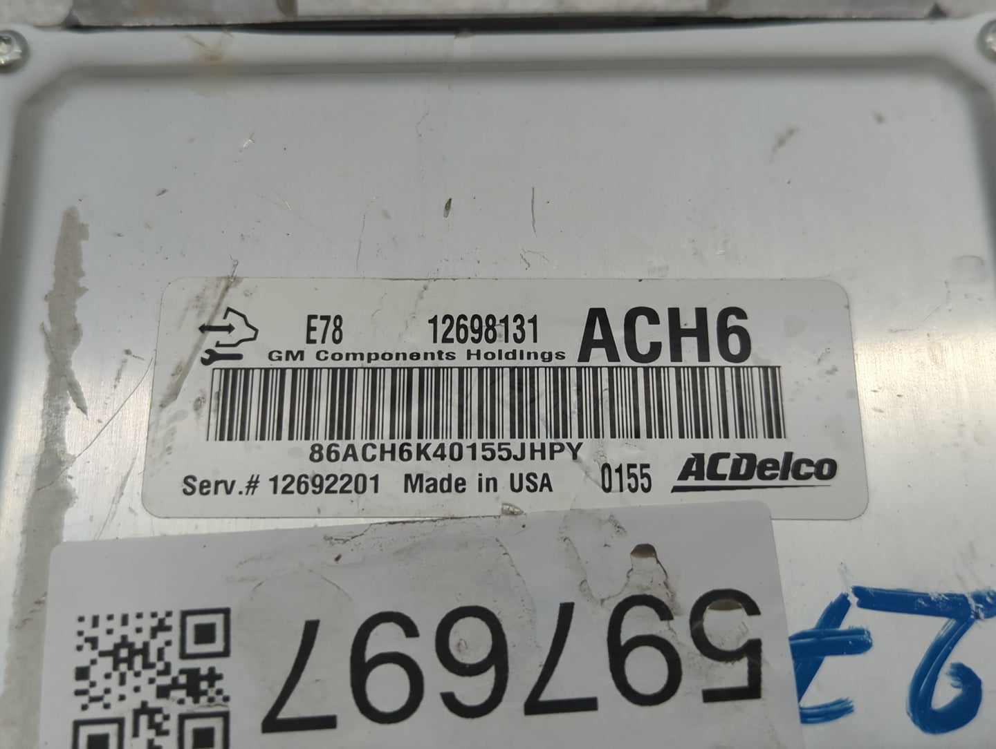 2017-2021 Buick Encore PCM Engine Control Computer ECU ECM PCU OEM P/N:12698131 Fits Fits 2017 2018 2019 2020 2021 OEM Used 