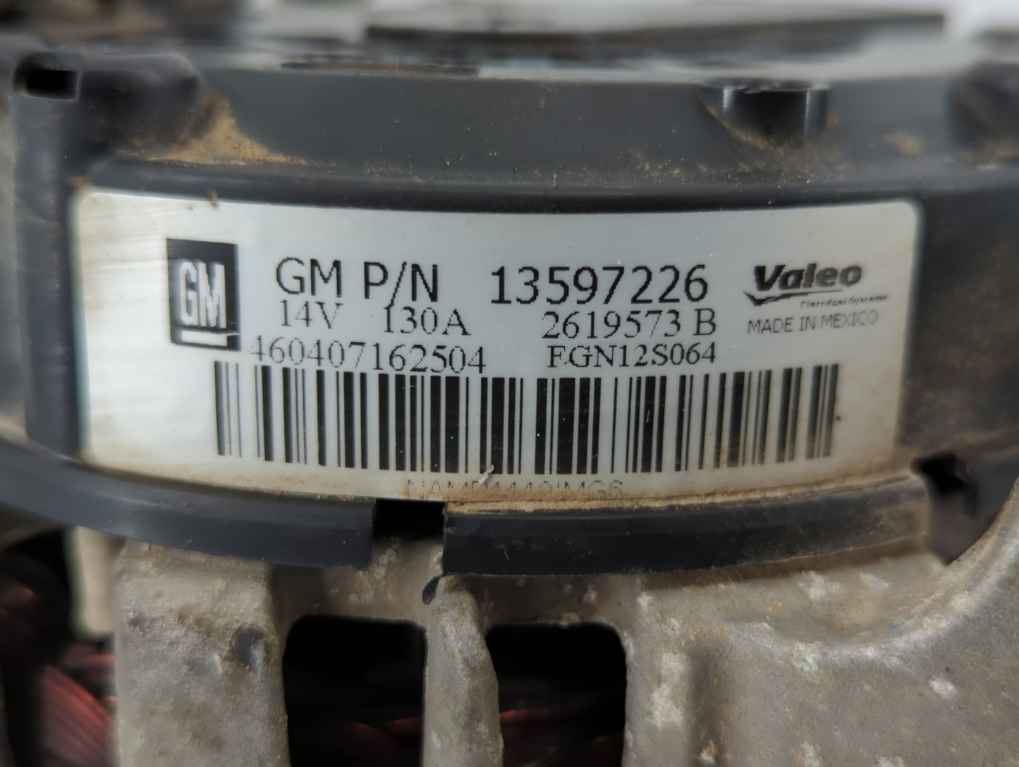 2013-2021 Buick Encore Alternator Replacement Generator Charging Assembly Engine OEM P/N:13597226 Fits OEM Used Auto Parts -