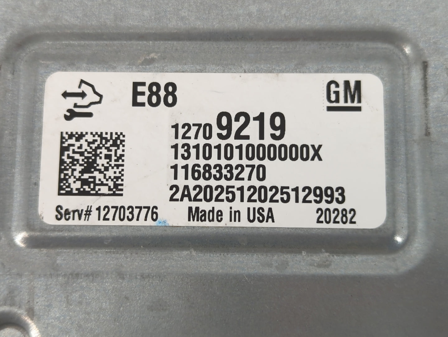 2020-2021 Buick Encore PCM Engine Control Computer ECU ECM PCU OEM P/N:12709219 Fits Fits 2020 2021 2022 OEM Used Auto Parts