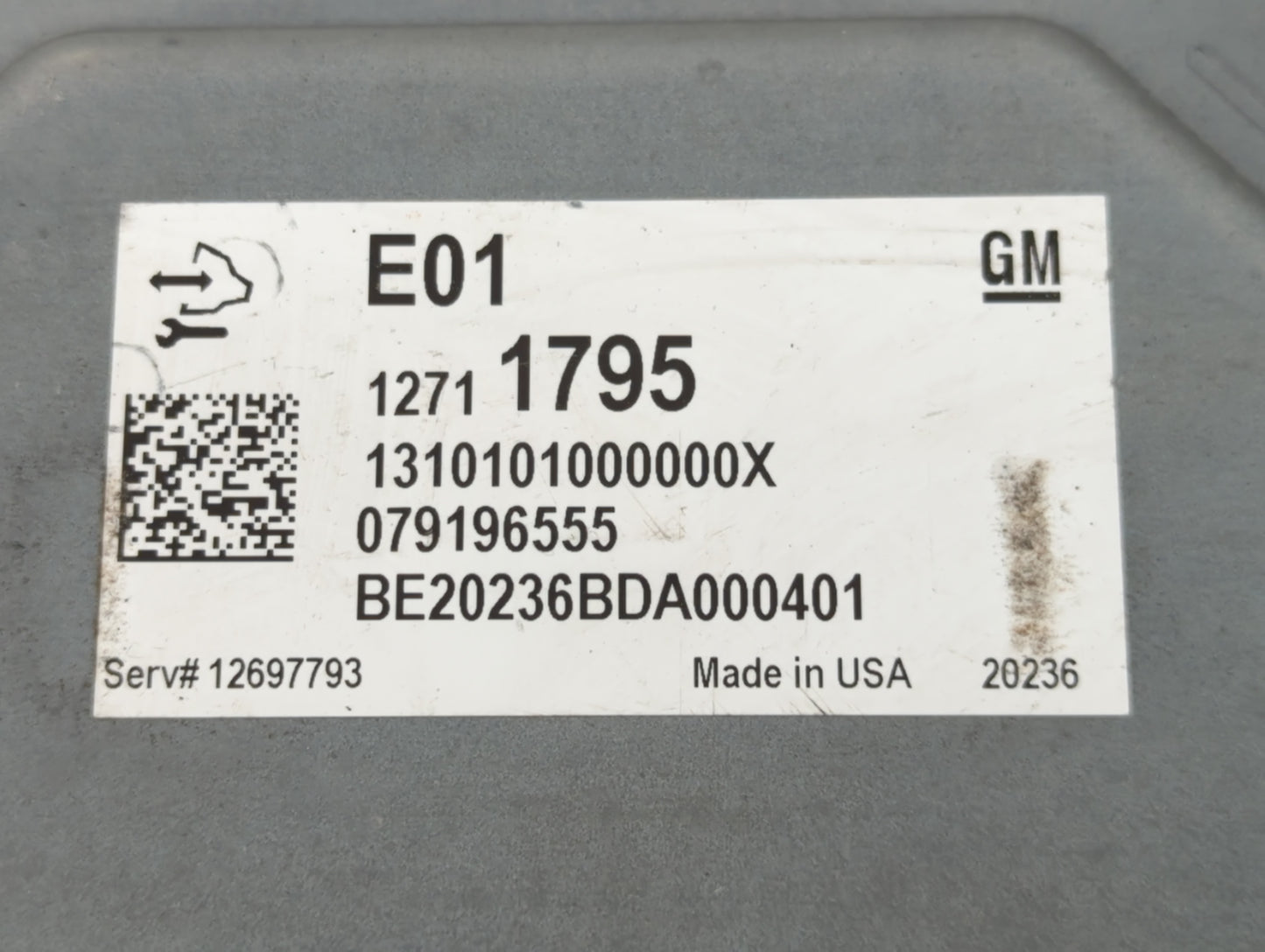 2017-2021 Buick Encore PCM Engine Control Computer ECU ECM PCU OEM P/N:12711795 Fits Fits 2017 2018 2019 2020 2021 OEM Used 