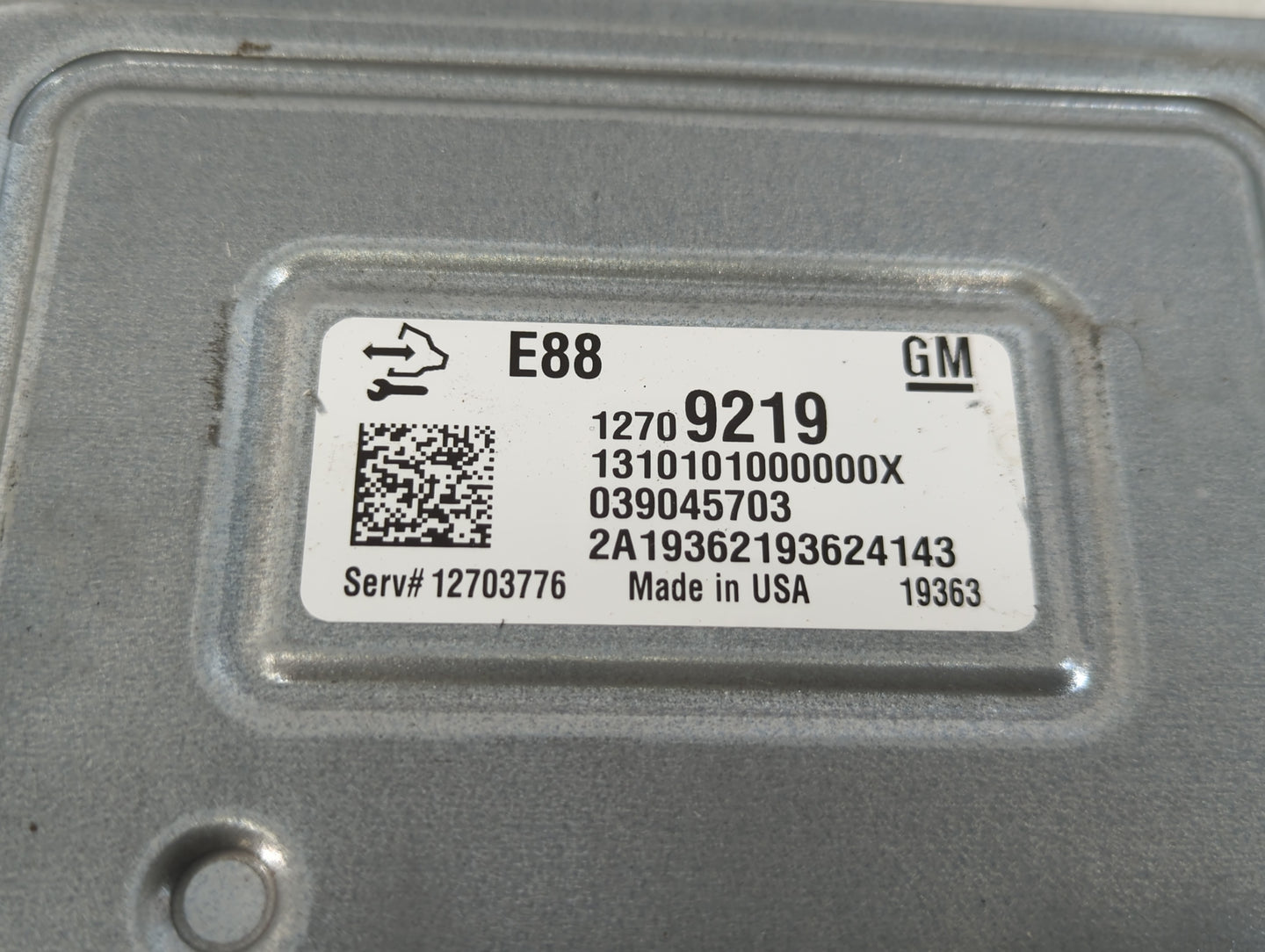 2020-2021 Buick Encore PCM Engine Control Computer ECU ECM PCU OEM P/N:12709219 Fits Fits 2020 2021 2022 OEM Used Auto Parts