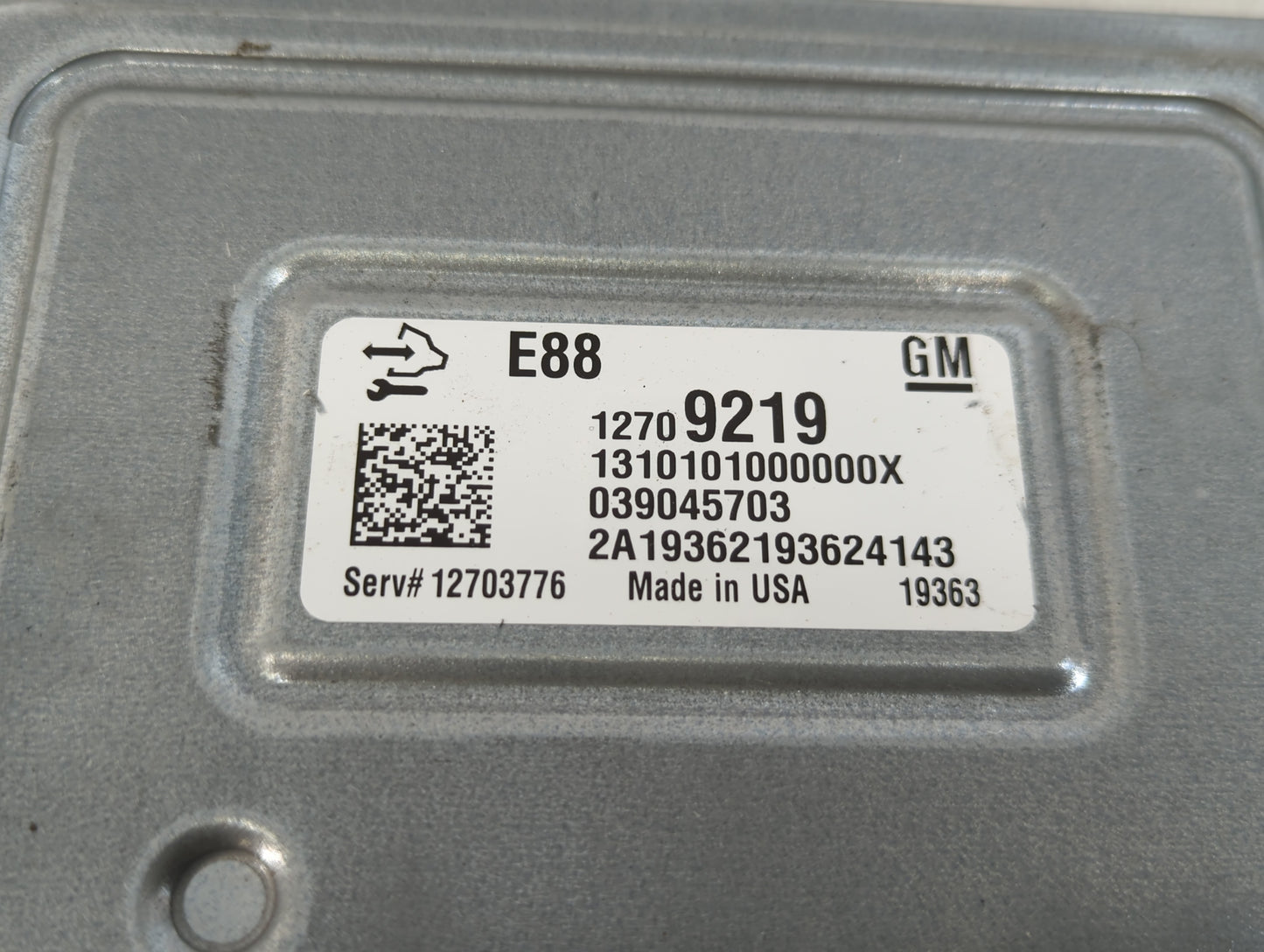 2020-2021 Buick Encore PCM Engine Control Computer ECU ECM PCU OEM P/N:12709219 Fits Fits 2020 2021 2022 OEM Used Auto Parts