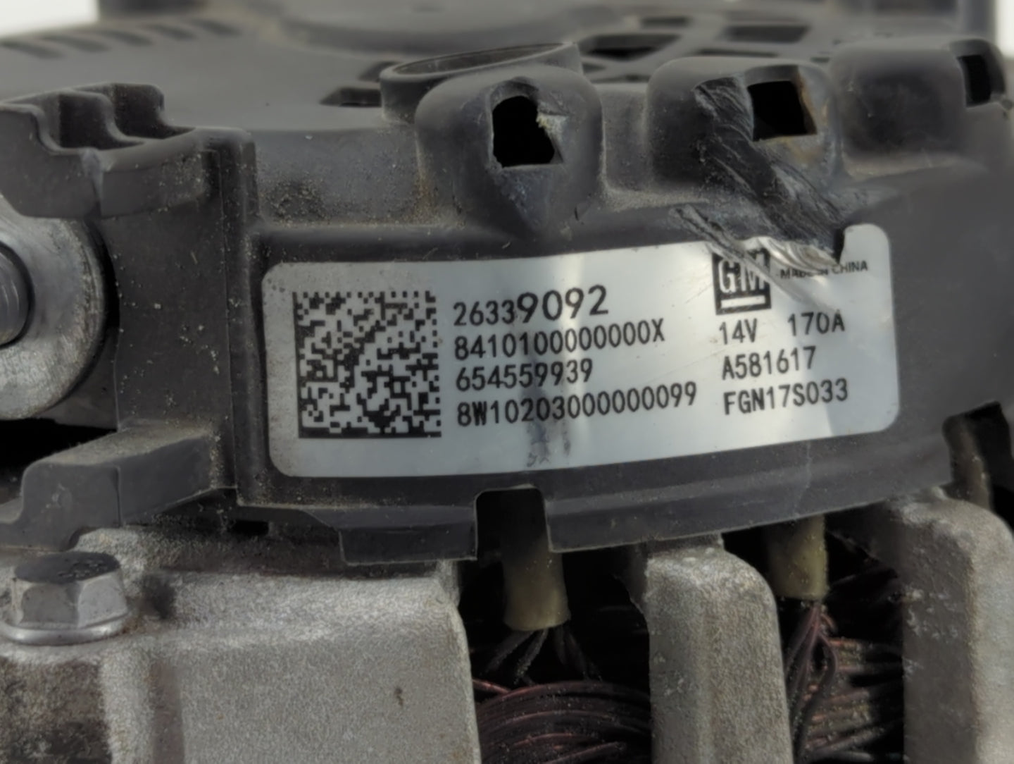 2021-2022 Buick Envision Alternator Replacement Generator Charging Assembly Engine OEM P/N:654559939 26339092 Fits Fits 2021