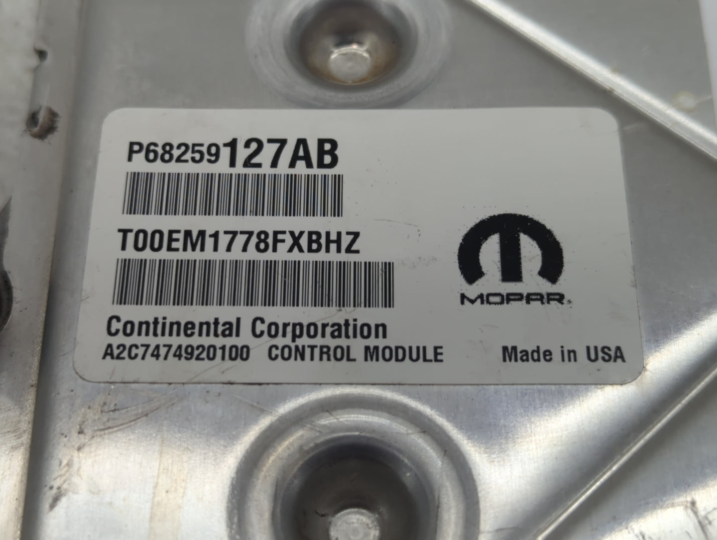 2021 Buick Envision PCM Engine Control Computer ECU ECM PCU OEM P/N:P68259127AB Fits Fits 2020 OEM Used Auto Parts - Oemused