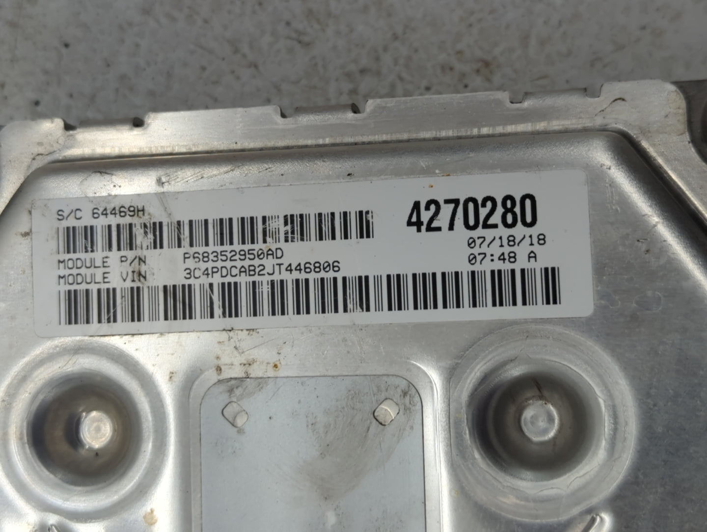2021 Buick Envision PCM Engine Control Computer ECU ECM PCU OEM P/N:P68259127AB Fits Fits 2020 OEM Used Auto Parts - Oemused