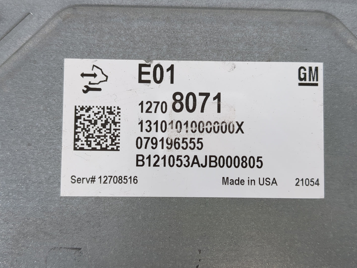2020 Cadillac Ct5 PCM Engine Control Computer ECU ECM PCU OEM P/N:12708071 Fits Fits 2021 OEM Used Auto Parts - Oemusedautop