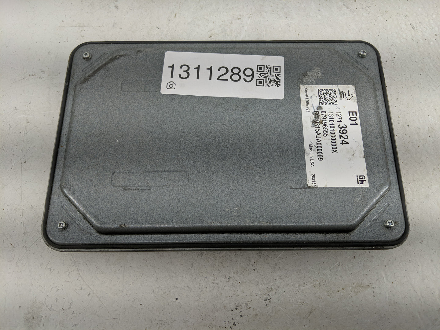 2020 Cadillac Xt4 PCM Engine Control Computer ECU ECM PCU OEM P/N:079196555 12713924 Fits Fits 2021 2022 OEM Used Auto Parts