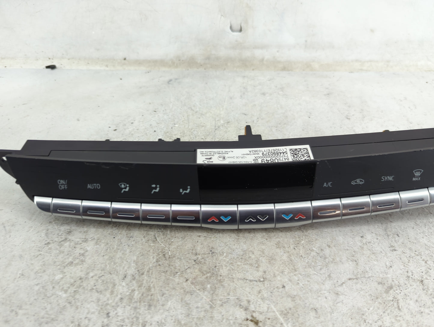2019-2020 Cadillac Xt4 Climate Control Module Temperature AC/Heater Replacement P/N:84790849 544890379 Fits Fits 2019 2020 O