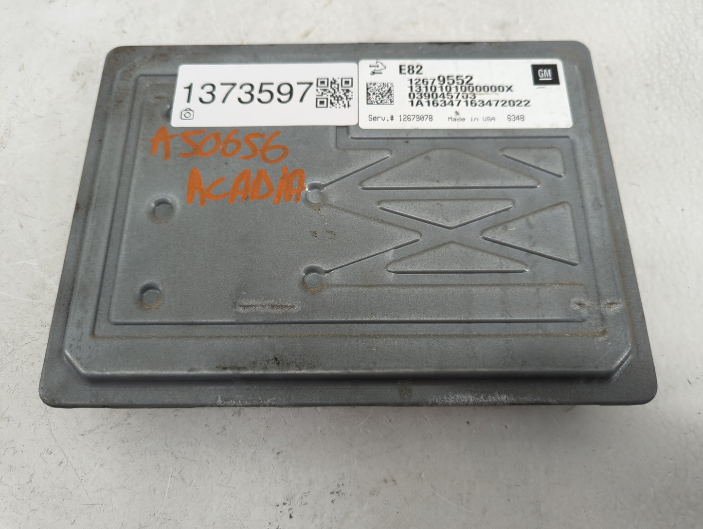 2020 Cadillac Xt5 PCM Engine Control Computer ECU ECM PCU OEM P/N:12679552 Fits Fits 2021 2022 OEM Used Auto Parts - Oemused