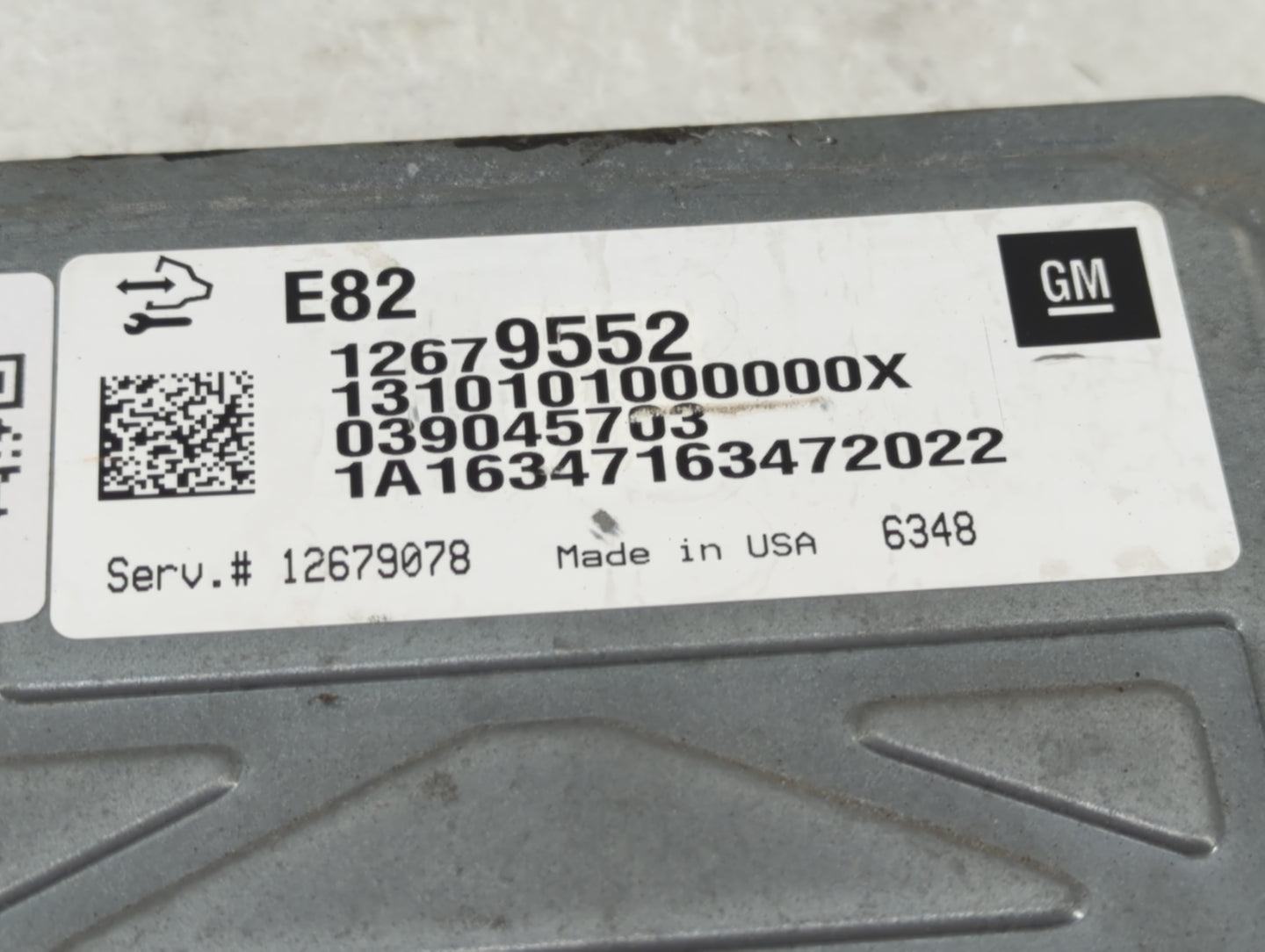 2020 Cadillac Xt5 PCM Engine Control Computer ECU ECM PCU OEM P/N:12679552 Fits Fits 2021 2022 OEM Used Auto Parts - Oemused