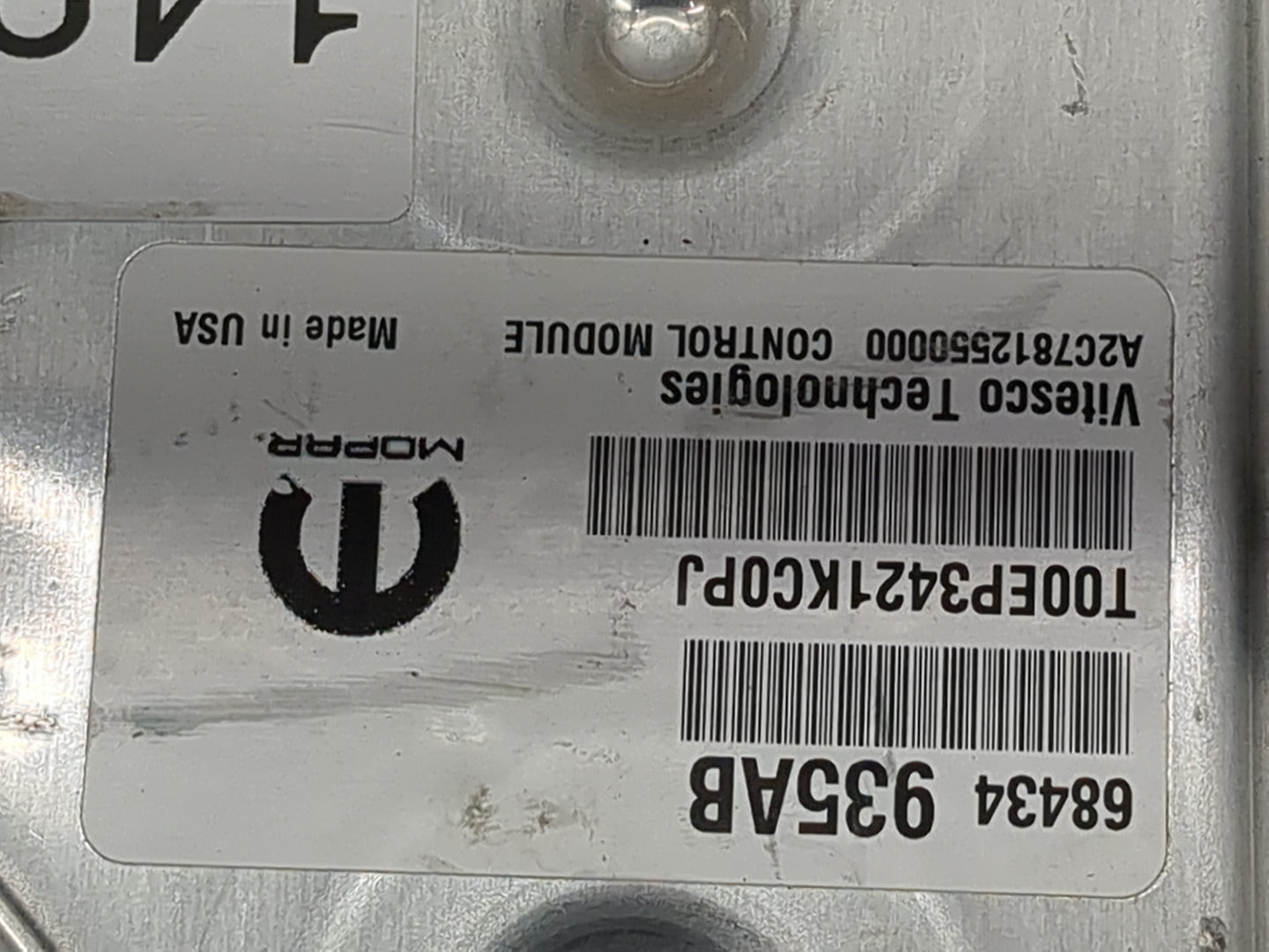 2021 Charger Charger PCM Engine Control Computer ECU ECM PCU OEM P/N:P68494252AC 68434 935AB, T00EP3421KC0PJ Fits Fits 2020 