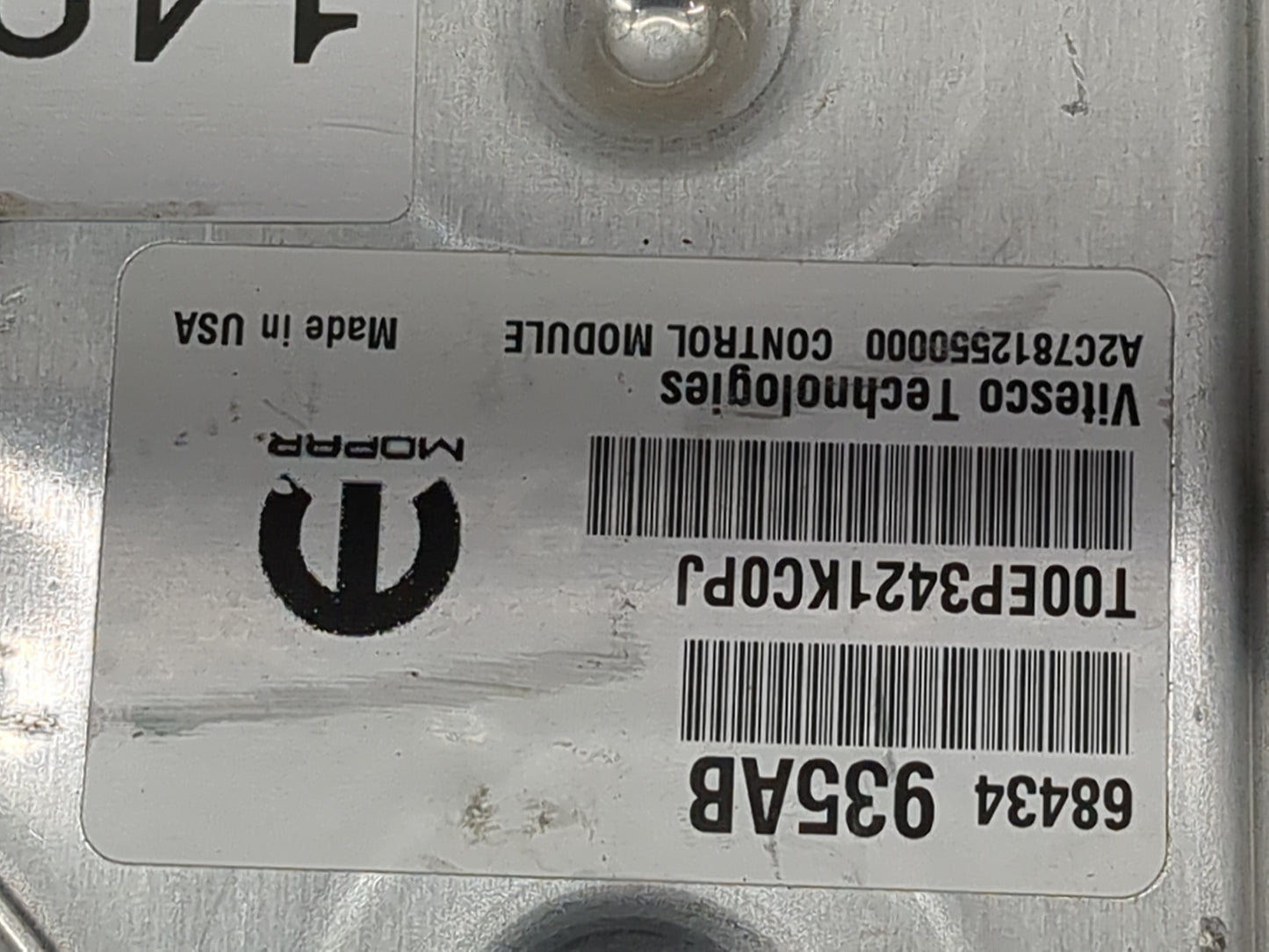 2021 Charger Charger PCM Engine Control Computer ECU ECM PCU OEM P/N:P68494252AC 68434 935AB, T00EP3421KC0PJ Fits Fits 2020 
