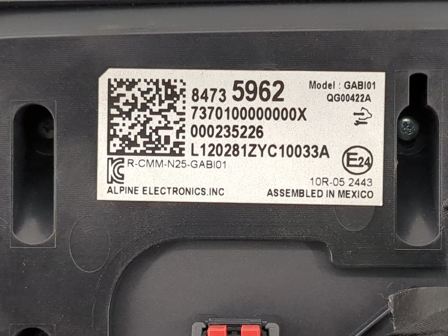 2020-2022 Chevrolet Blazer Radio AM FM Cd Player Receiver Replacement P/N:84735962 Fits Fits 2020 2021 2022 OEM Used Auto Pa