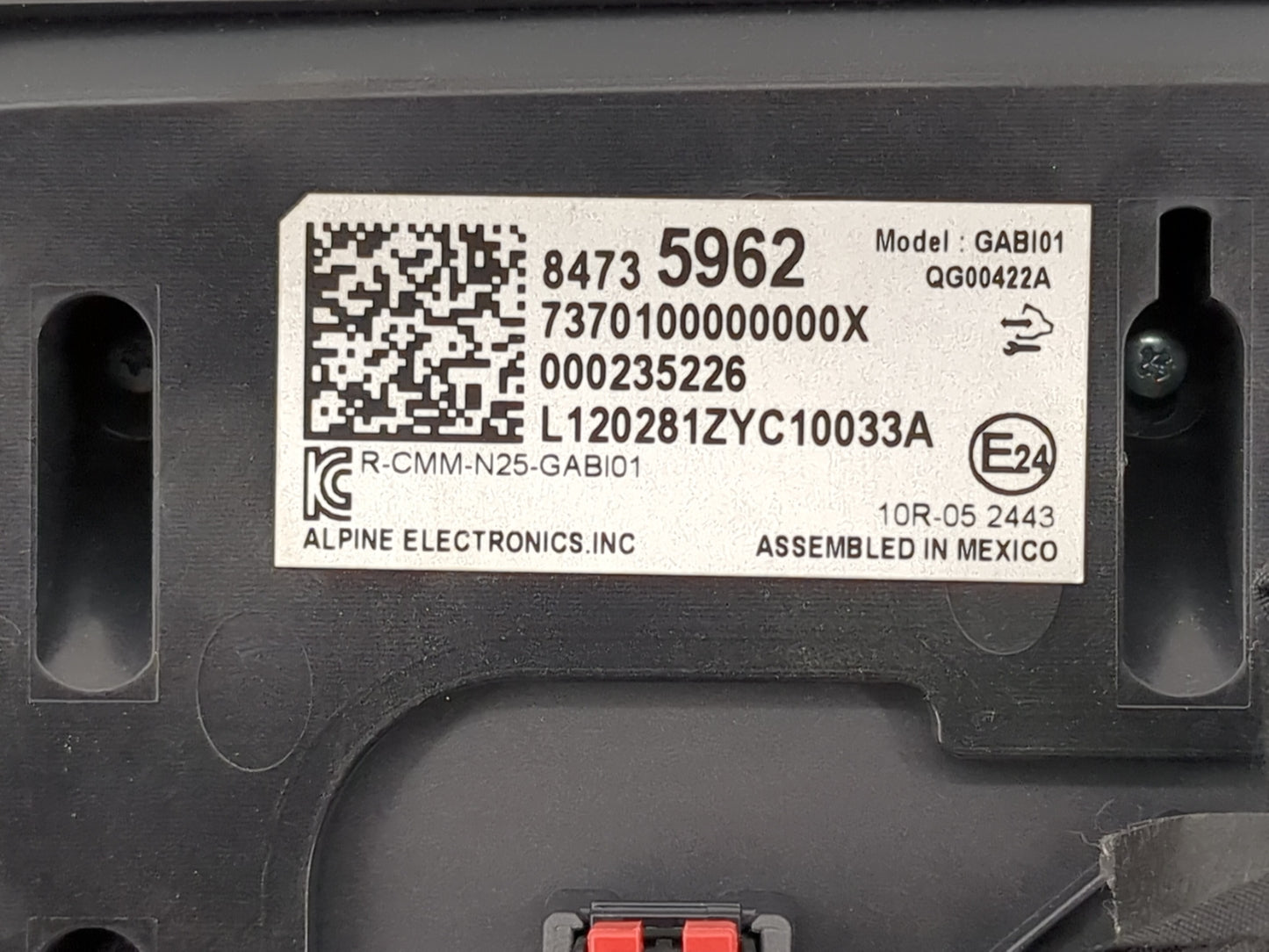 2020-2022 Chevrolet Blazer Radio AM FM Cd Player Receiver Replacement P/N:84735962 Fits Fits 2020 2021 2022 OEM Used Auto Pa