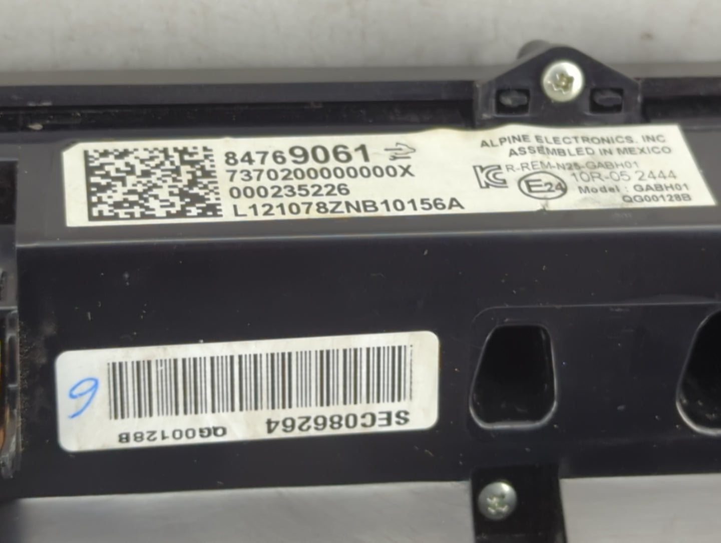 2021 Chevrolet Blazer Climate Control Module Temperature AC/Heater Replacement P/N:84769061 13529086, GABH01 Fits OEM Used A