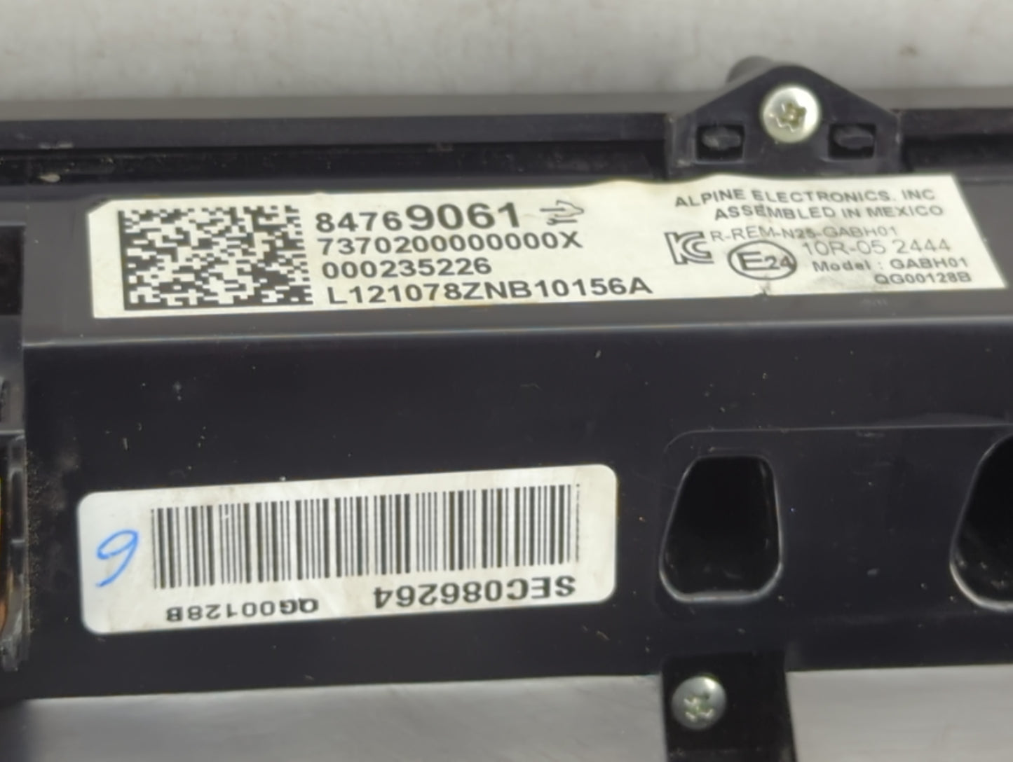 2021 Chevrolet Blazer Climate Control Module Temperature AC/Heater Replacement P/N:84769061 13529086, GABH01 Fits OEM Used A