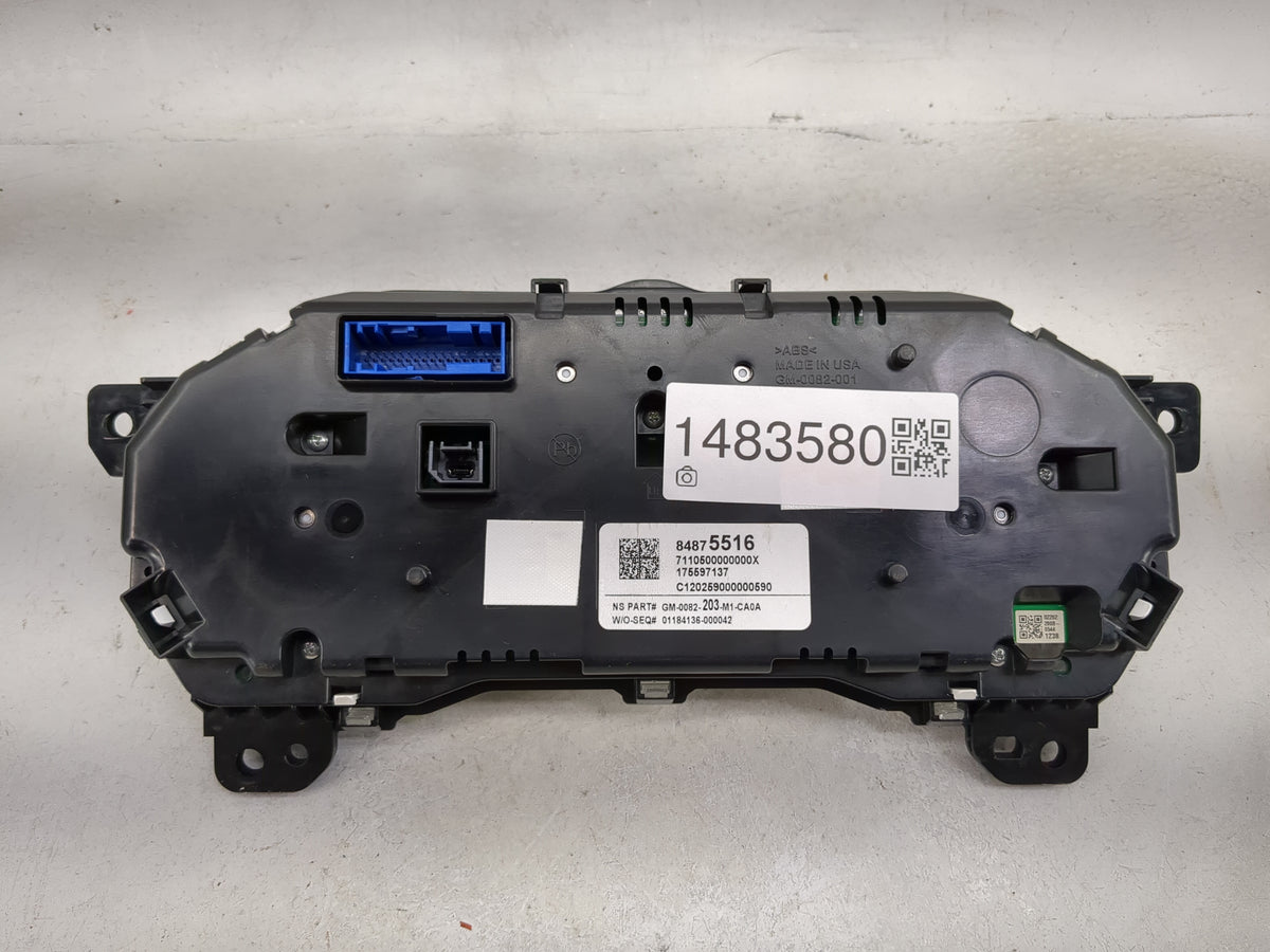 2021-2022 Chevrolet Blazer Instrument Cluster Speedometer Gauges P/N:84875516 GM-0082-203-M1-CA0A Miles: Fits Fits 2021 2022