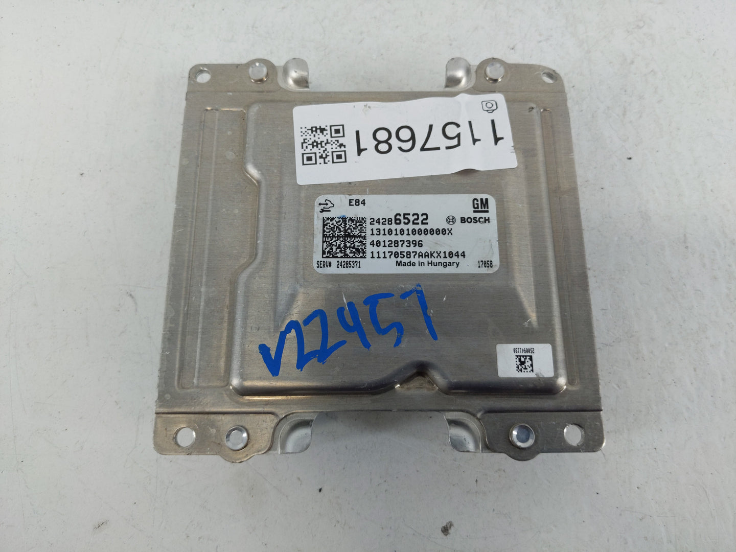 2021 Chevrolet Bolt Ev PCM Engine Control Computer ECU ECM PCU OEM P/N:24286522 Fits OEM Used Auto Parts - Oemusedautoparts1