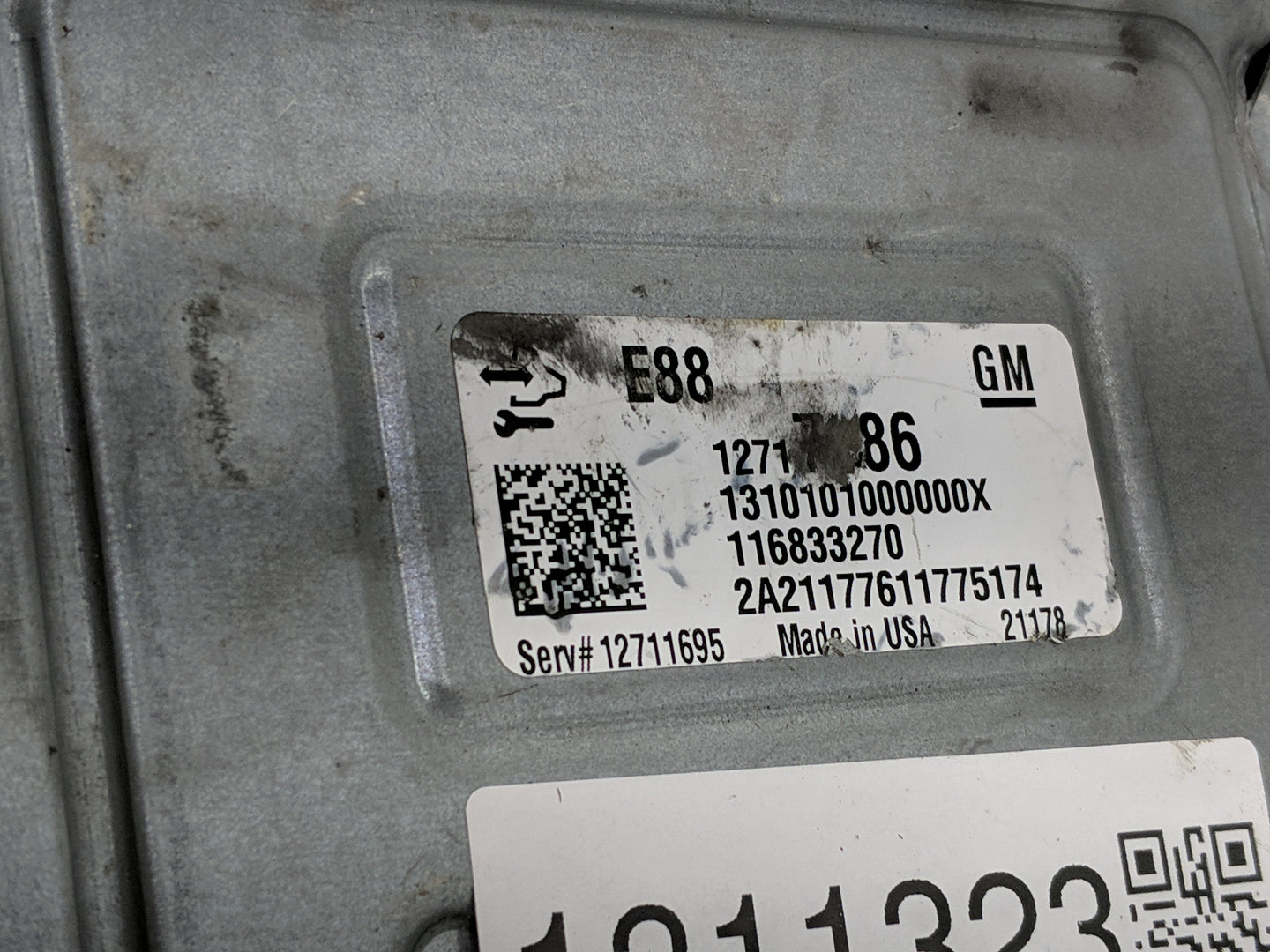 2021 Chevrolet Camaro PCM Engine Control Computer ECU ECM PCU OEM P/N:116833270 Fits Fits 2020 2022 OEM Used Auto Parts - Oe