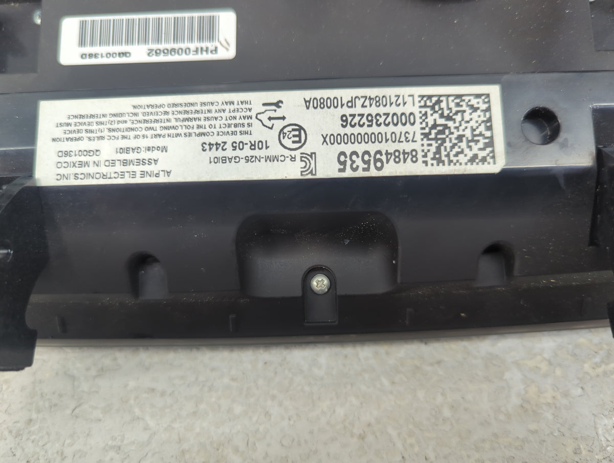 2021-2021 Chevrolet Camaro Information Radio Display Screen 1469016 - Oemusedautoparts1.com