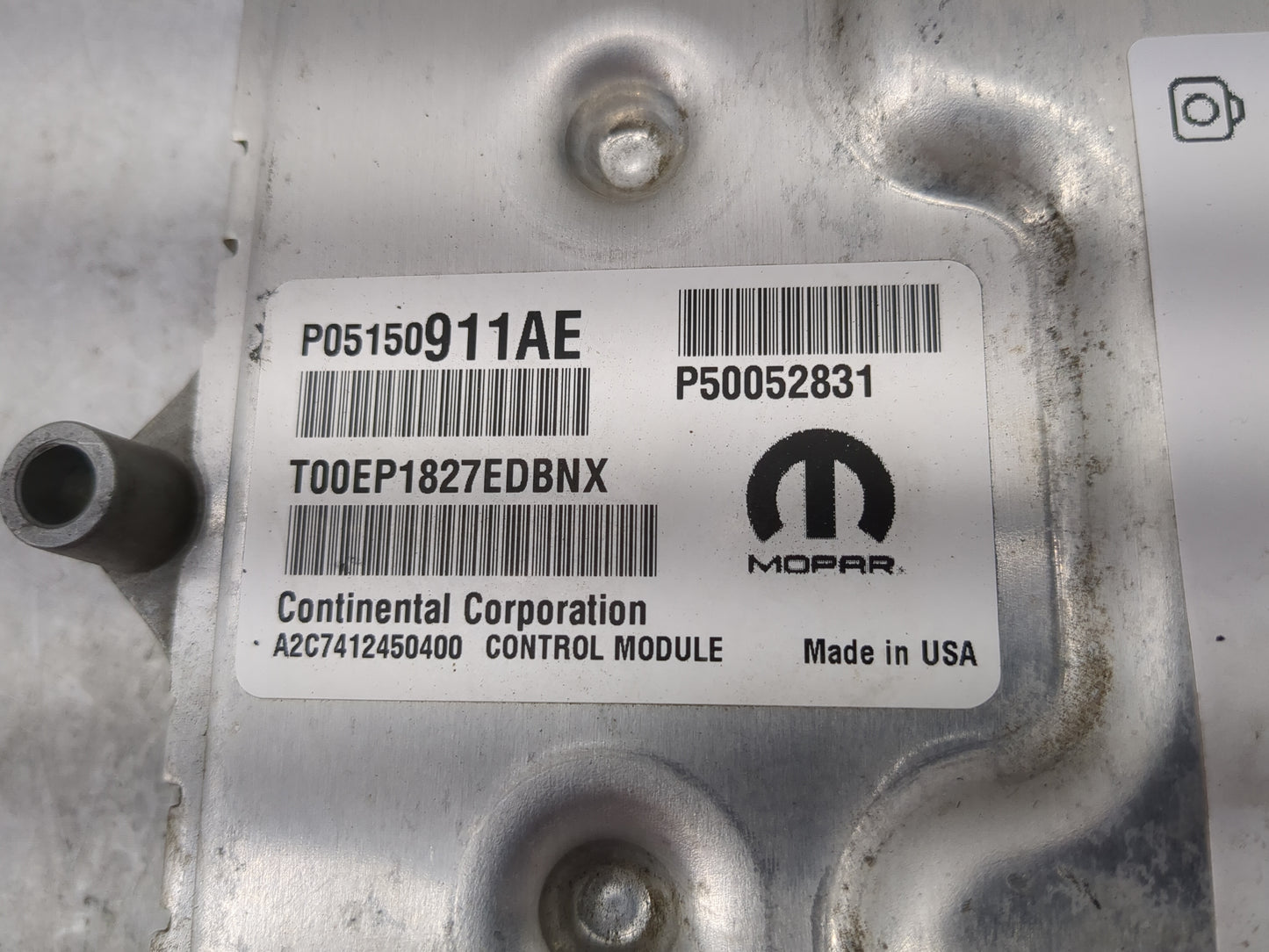 2017-2022 Chevrolet Colorado PCM Engine Control Computer ECU ECM PCU OEM P/N:P05150911AE Fits OEM Used Auto Parts - Oemuseda