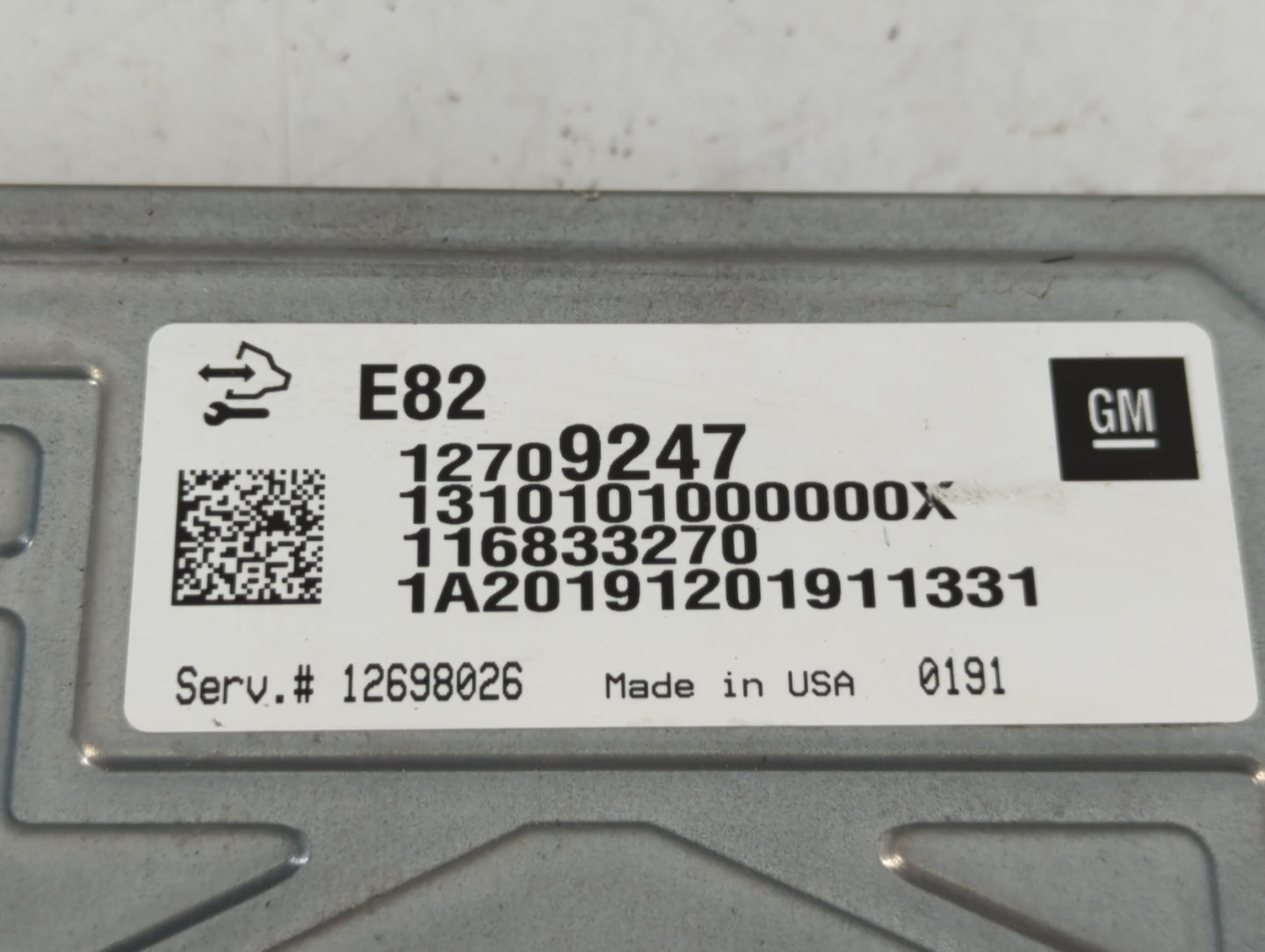 2017-2022 Chevrolet Colorado PCM Engine Control Computer ECU ECM PCU OEM P/N:12709247 Fits Fits 2016 2017 2018 2019 2020 202
