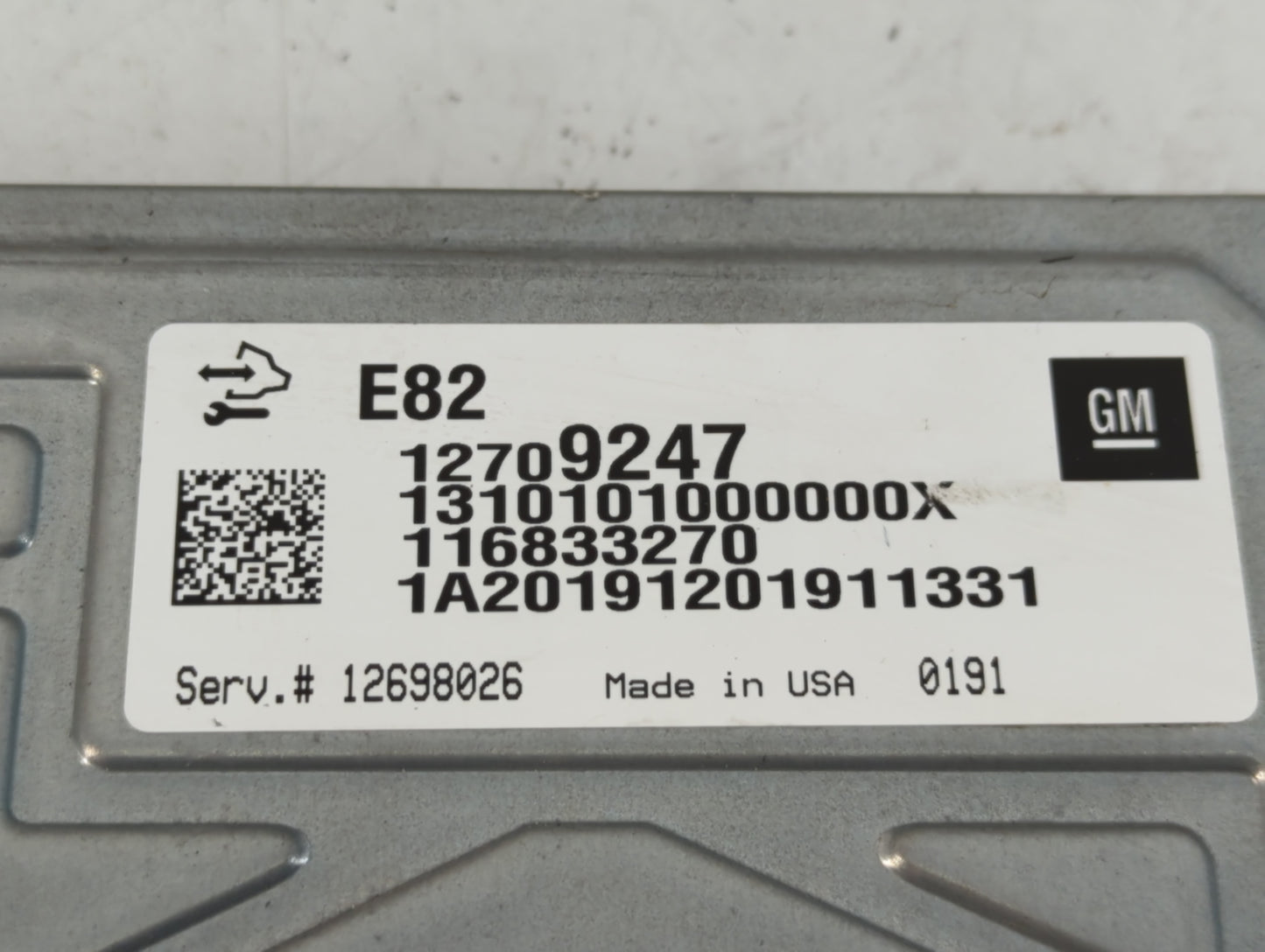 2017-2022 Chevrolet Colorado PCM Engine Control Computer ECU ECM PCU OEM P/N:12709247 Fits Fits 2016 2017 2018 2019 2020 202