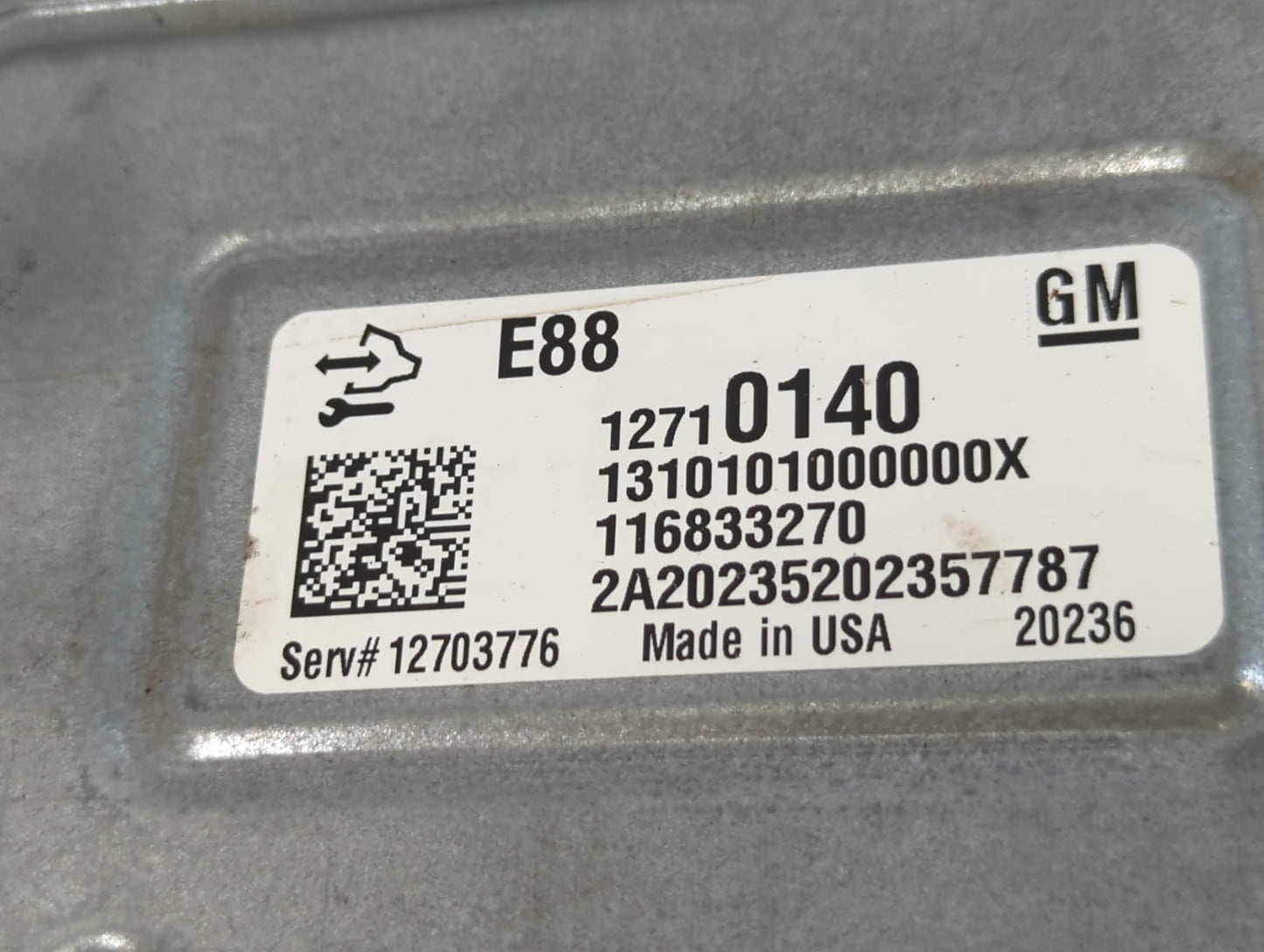 2020-2022 Chevrolet Equinox PCM Engine Control Computer ECU ECM PCU OEM P/N:12710140 Fits Fits 2020 2021 2022 OEM Used Auto 