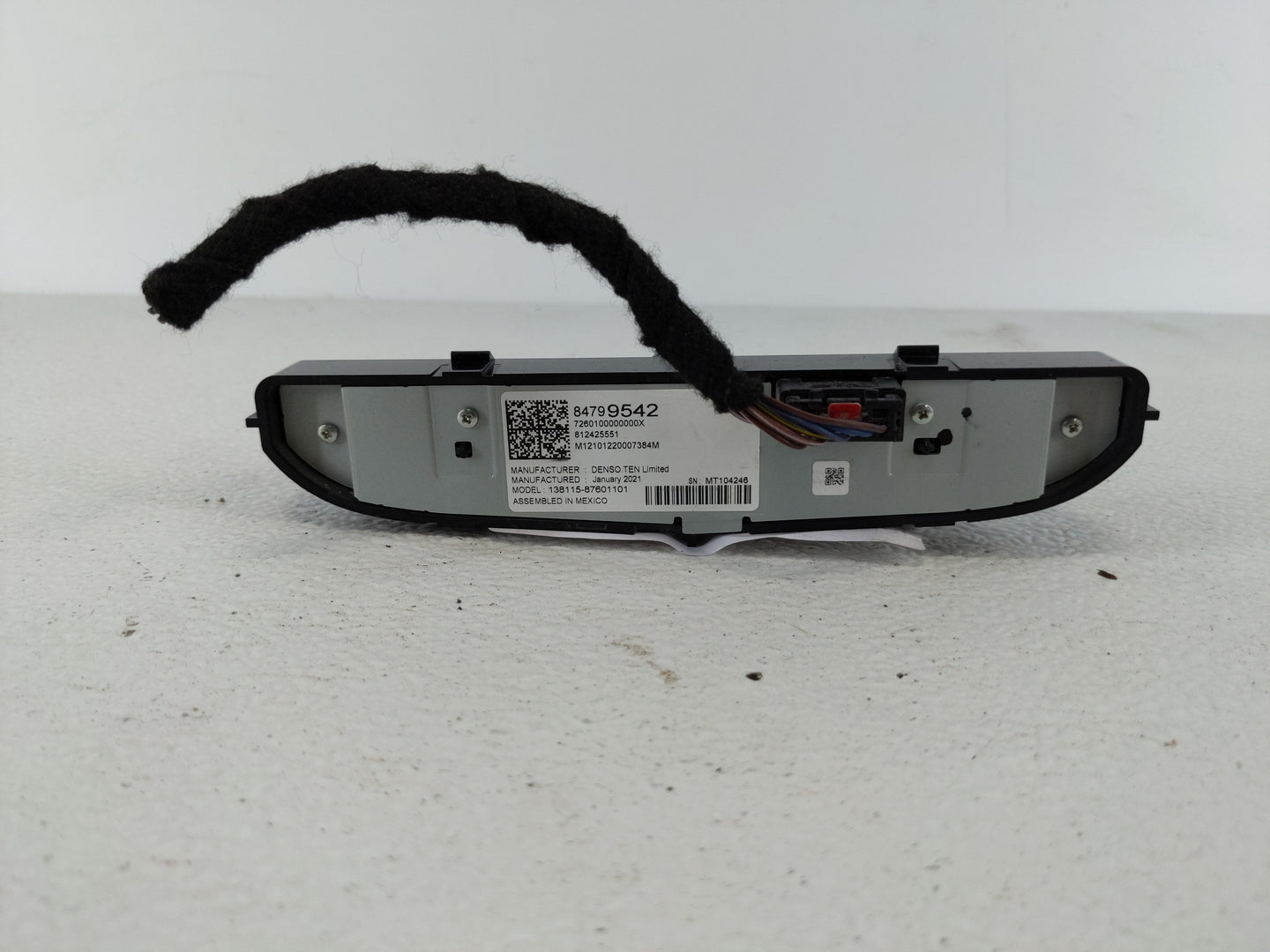 2020-2022 Chevrolet Equinox Radio AM FM Cd Player Receiver Replacement P/N:84799542 Fits Fits 2020 2021 2022 OEM Used Auto P