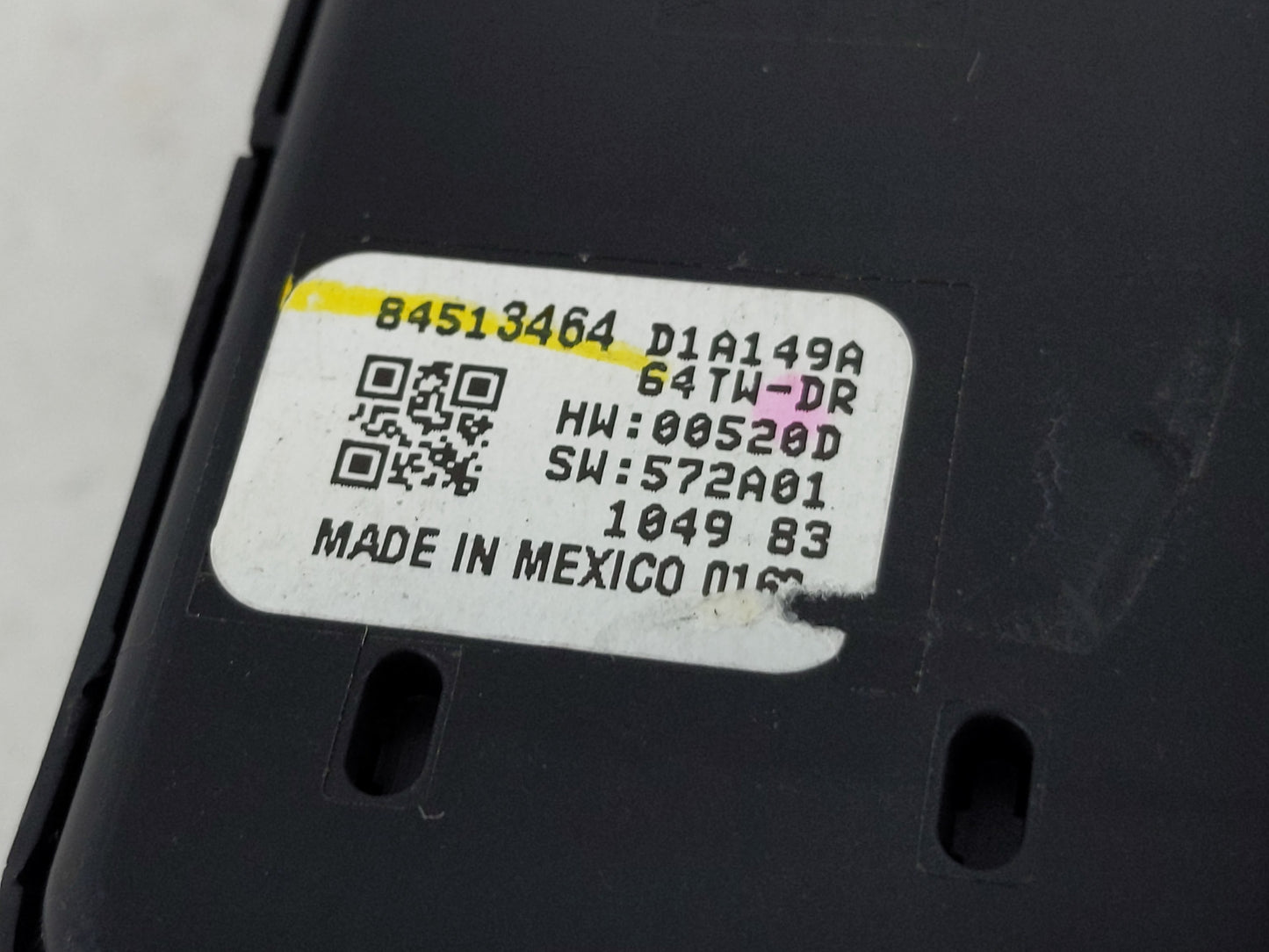 2018-2022 Chevrolet Equinox Master Power Window Switch Replacement Driver Side Left P/N:84513464 Fits OEM Used Auto Parts - 
