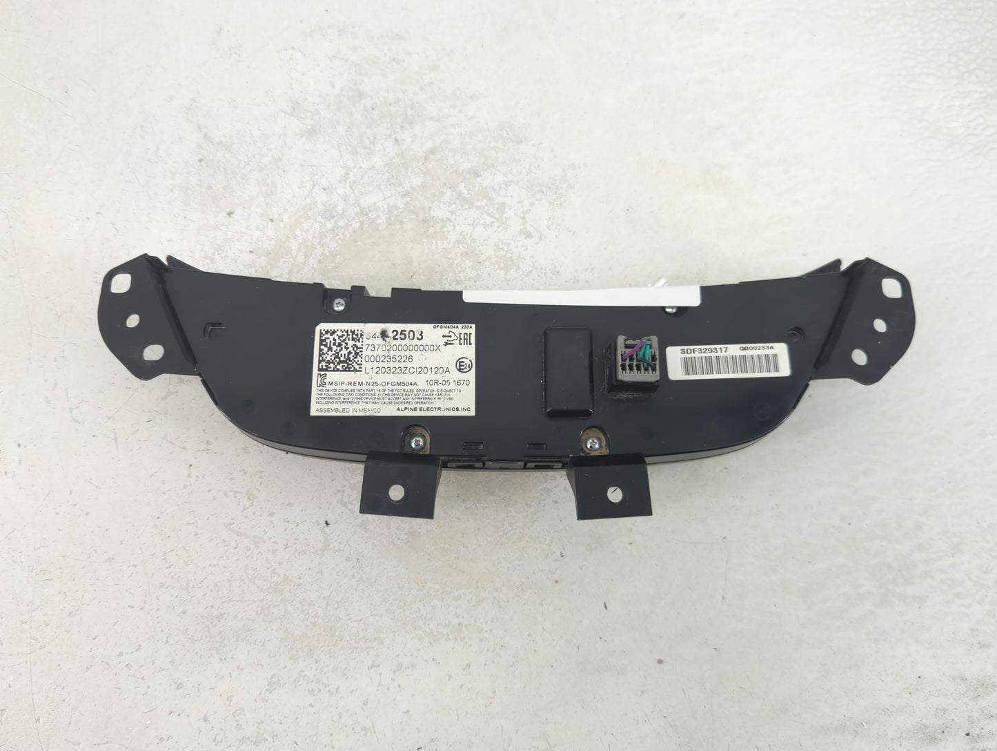 2019-2021 Chevrolet Equinox Climate Control Module Temperature AC/Heater Replacement P/N:84422503 Fits Fits 2019 2020 2021 O