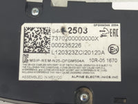 2019-2021 Chevrolet Equinox Climate Control Module Temperature AC/Heater Replacement P/N:84422503 Fits Fits 2019 2020 2021 O
