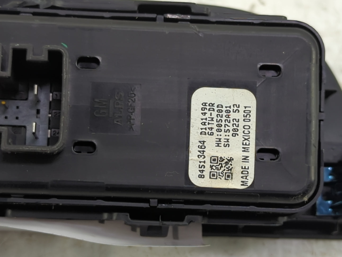 2018-2022 Chevrolet Equinox Master Power Window Switch Replacement Driver Side Left P/N:84513464 Fits OEM Used Auto Parts - 