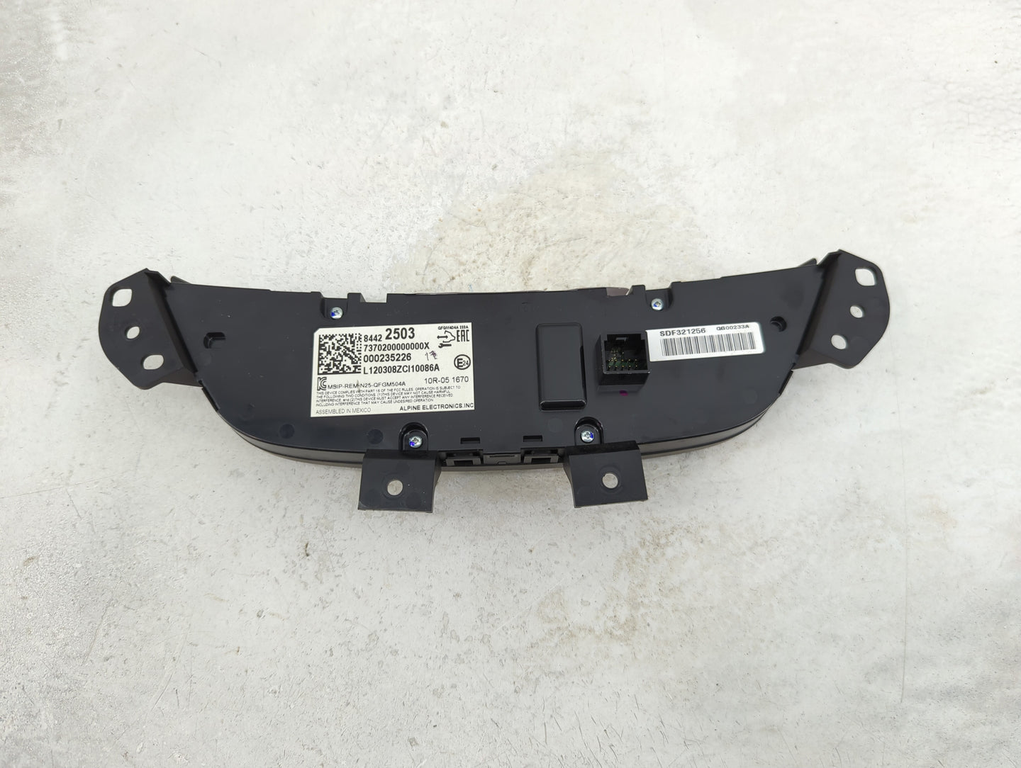 2019-2021 Chevrolet Equinox Climate Control Module Temperature AC/Heater Replacement P/N:84422503 Fits Fits 2019 2020 2021 O