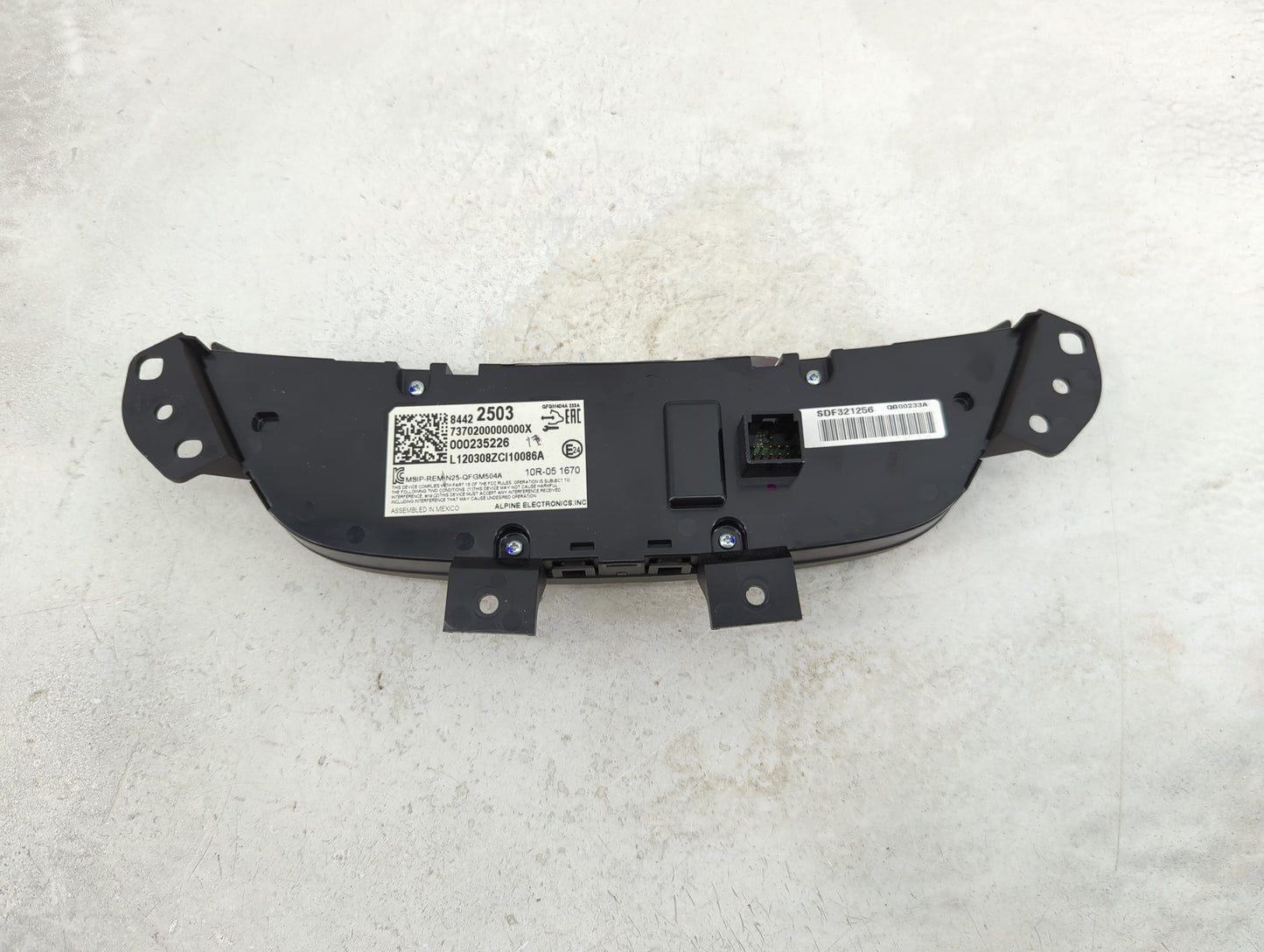 2019-2021 Chevrolet Equinox Climate Control Module Temperature AC/Heater Replacement P/N:84422503 Fits Fits 2019 2020 2021 O