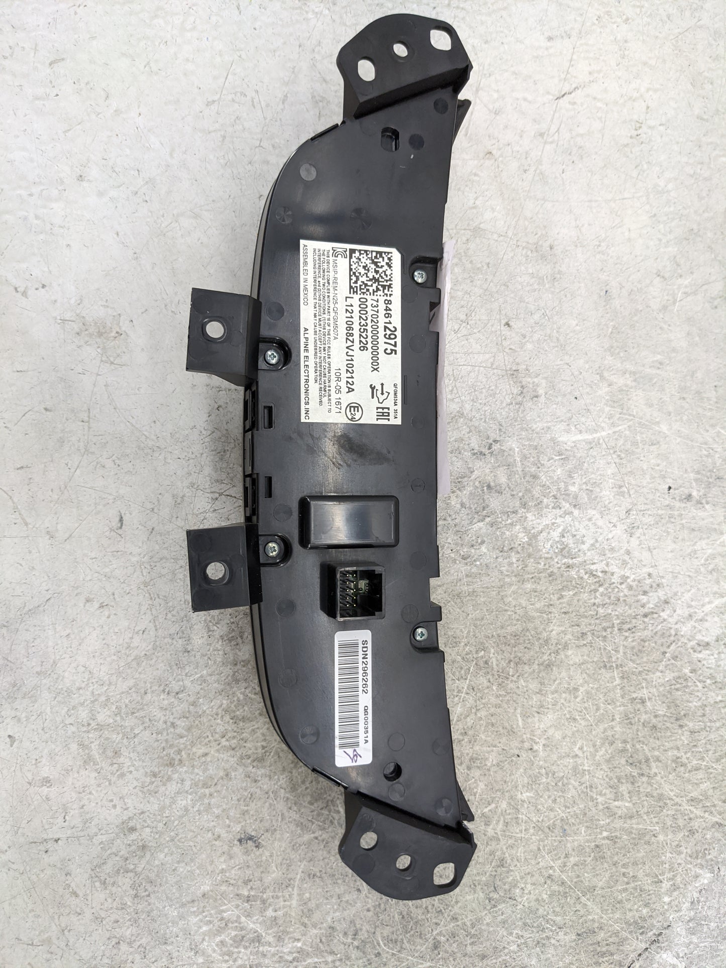 2019-2021 Chevrolet Equinox Climate Control Module Temperature AC/Heater Replacement P/N:84612975 737020000000000X Fits OEM 