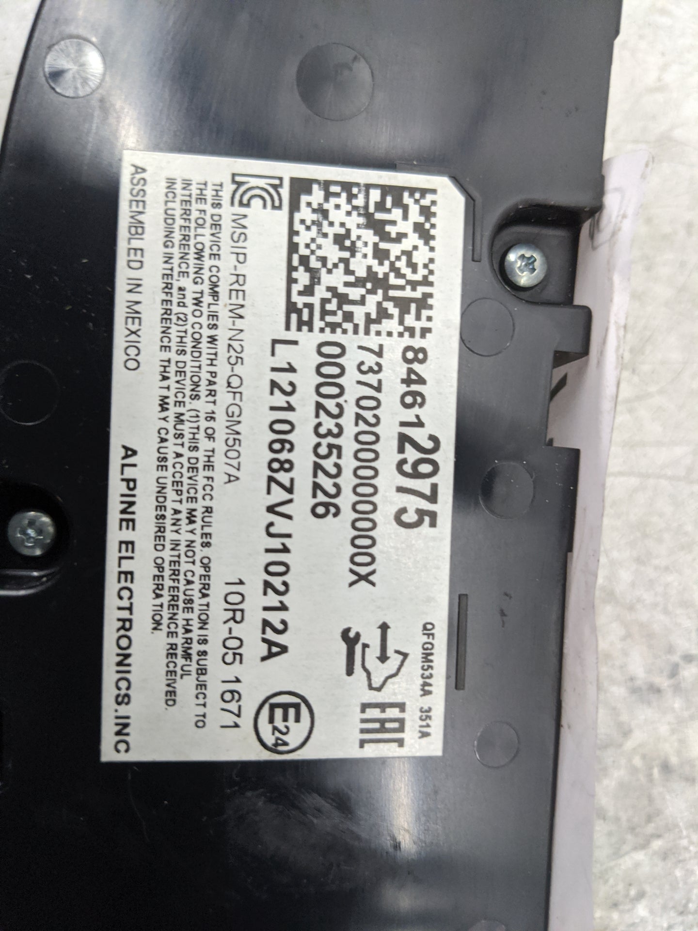 2019-2021 Chevrolet Equinox Climate Control Module Temperature AC/Heater Replacement P/N:84612975 737020000000000X Fits OEM 