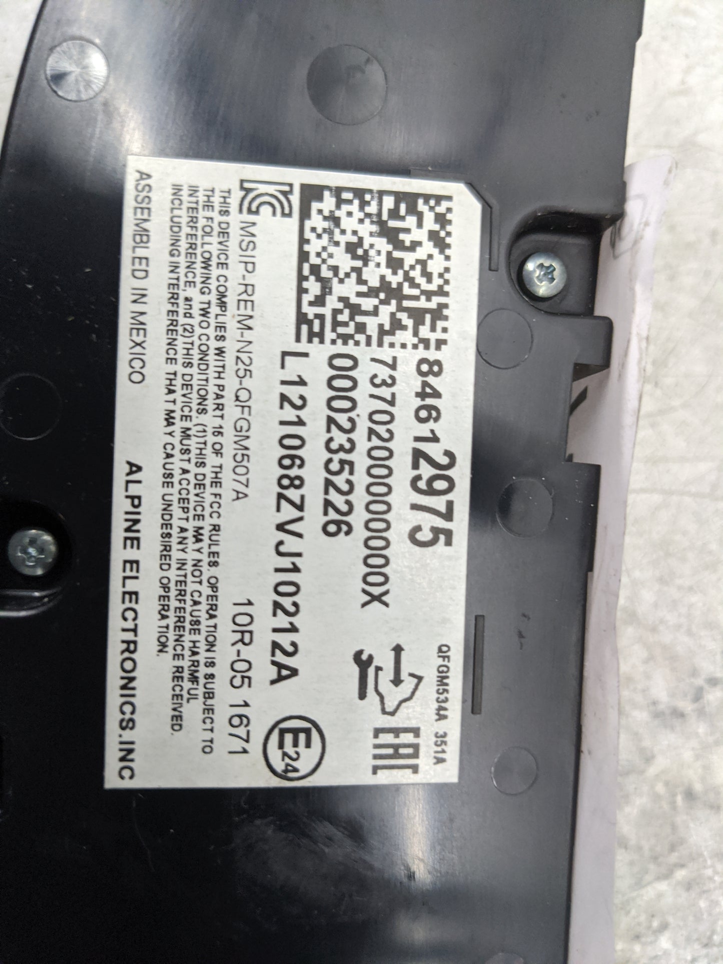 2019-2021 Chevrolet Equinox Climate Control Module Temperature AC/Heater Replacement P/N:84612975 737020000000000X Fits OEM 