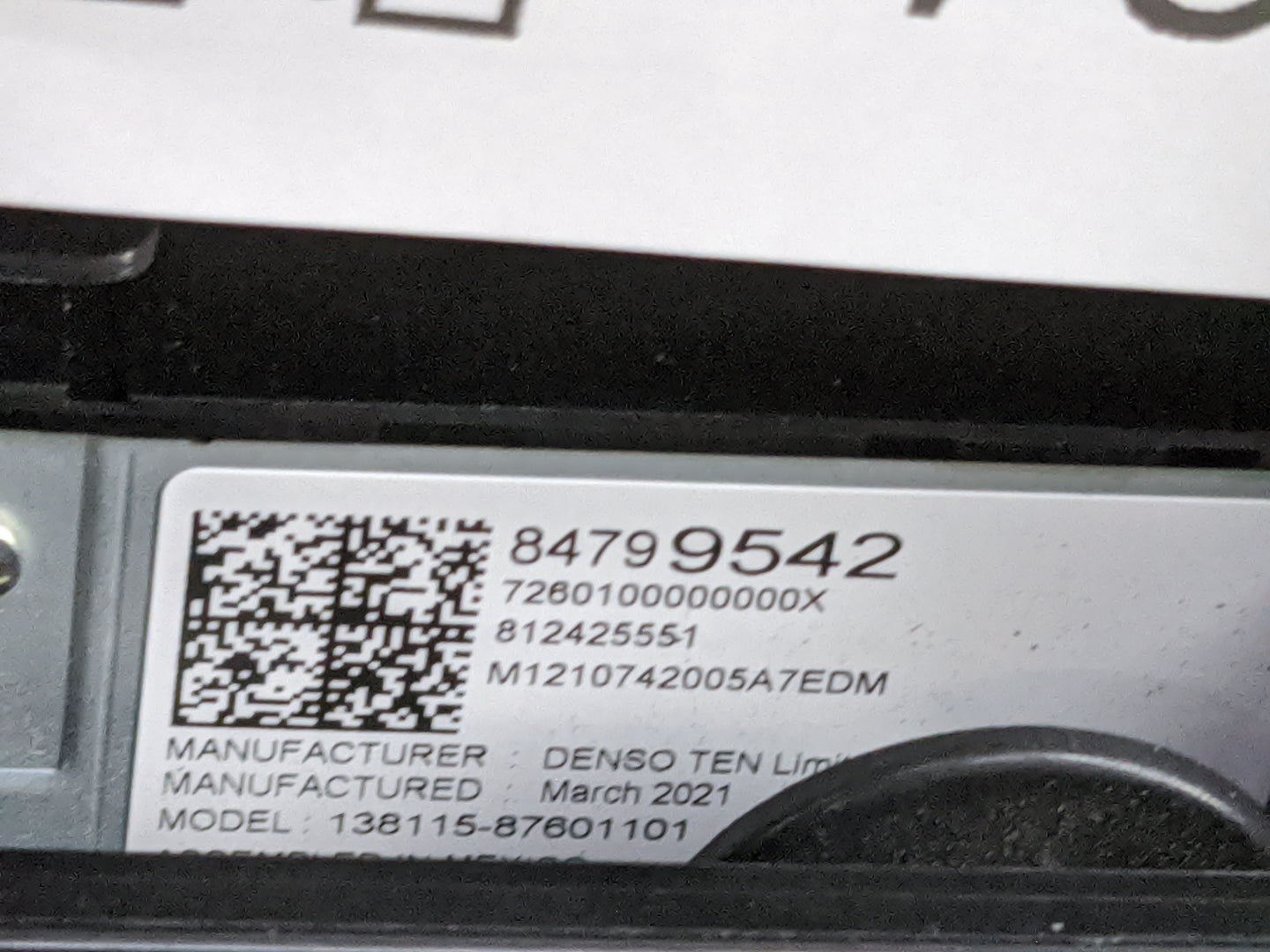 2021 Chevrolet Equinox Information Display Screen 1475319 - Oemusedautoparts1.com