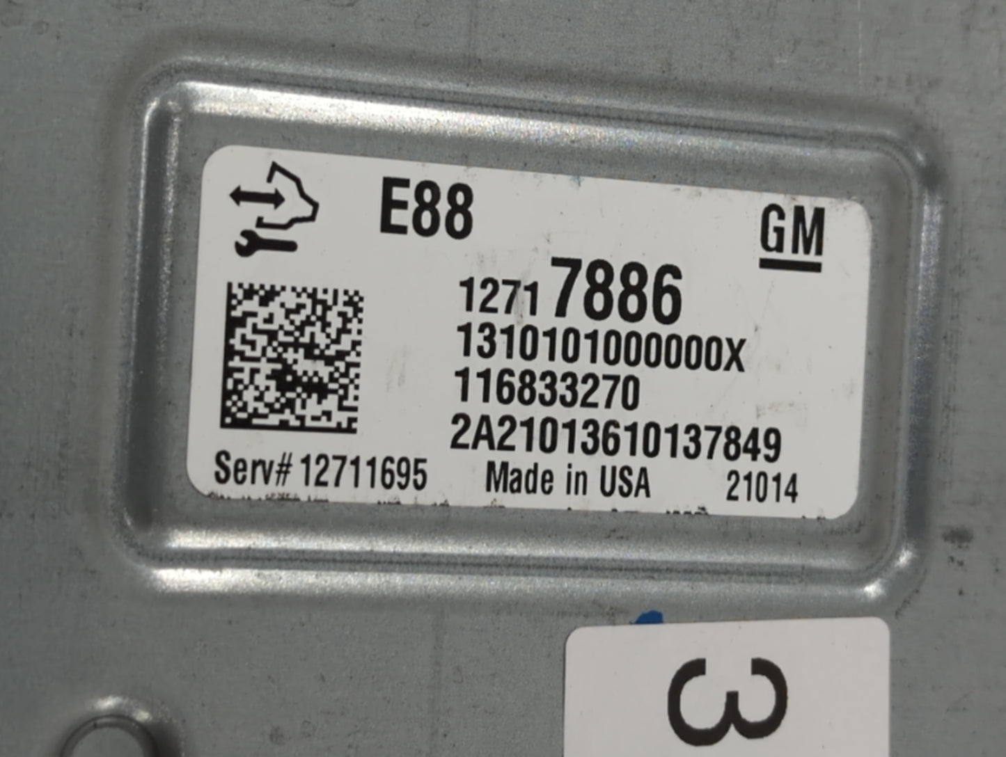 2021 Chevrolet Equinox PCM Engine Control Computer ECU ECM PCU OEM P/N:12717886 12711695, 12702989, 12710152 Fits OEM Used A