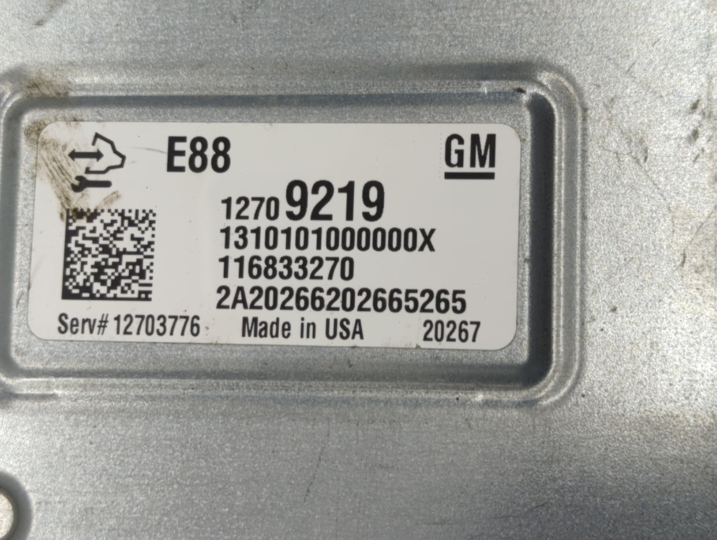 2020-2022 Chevrolet Equinox PCM Engine Control Computer ECU ECM PCU OEM P/N:12703776 12709219, 12710140 Fits Fits 2020 2021 