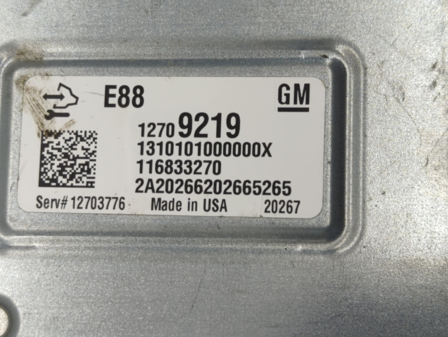 2020-2022 Chevrolet Equinox PCM Engine Control Computer ECU ECM PCU OEM P/N:12703776 12709219, 12710140 Fits Fits 2020 2021 