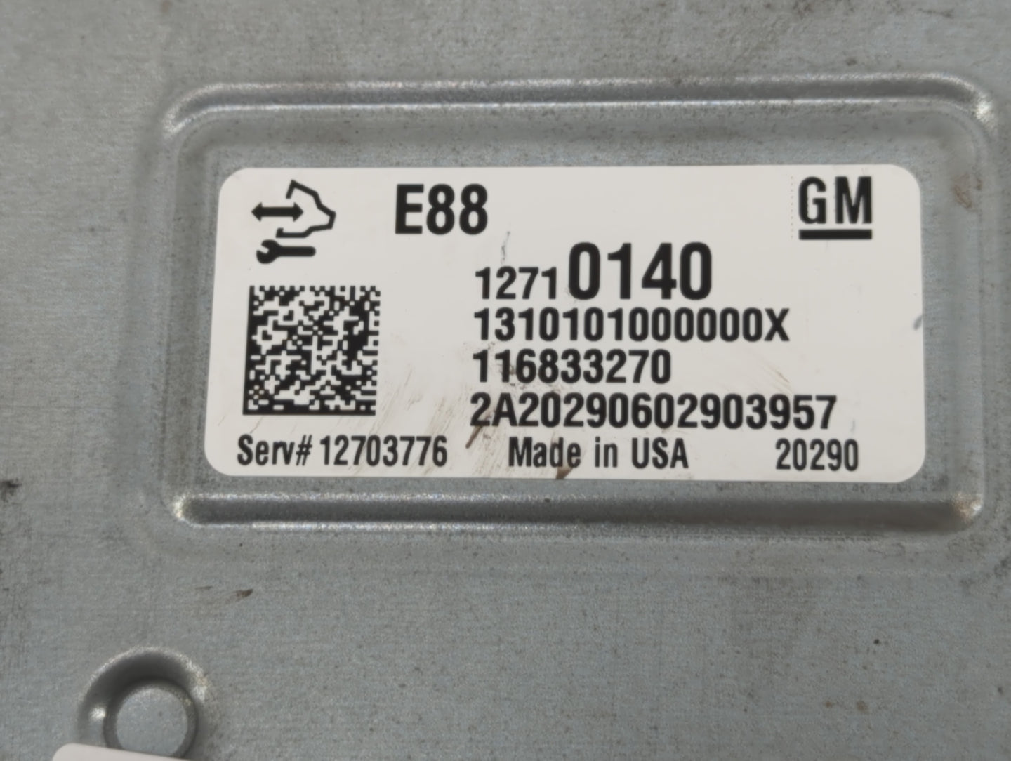 2020-2022 Chevrolet Equinox PCM Engine Control Computer ECU ECM PCU OEM P/N:12710140 Fits Fits 2020 2021 2022 OEM Used Auto 