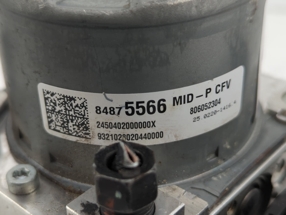 2020-2022 Chevrolet Equinox Anti-Lock Brake ABS Pump Module Actuator OEM P/N:84875566 Fits Fits 2020 2021 2022 OEM Used Auto