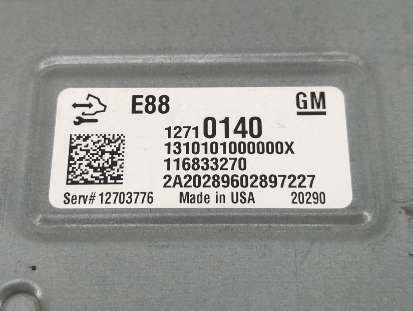 2020-2022 Chevrolet Equinox PCM Engine Control Computer ECU ECM PCU OEM P/N:116833270 12710140 Fits Fits 2020 2021 2022 OEM 